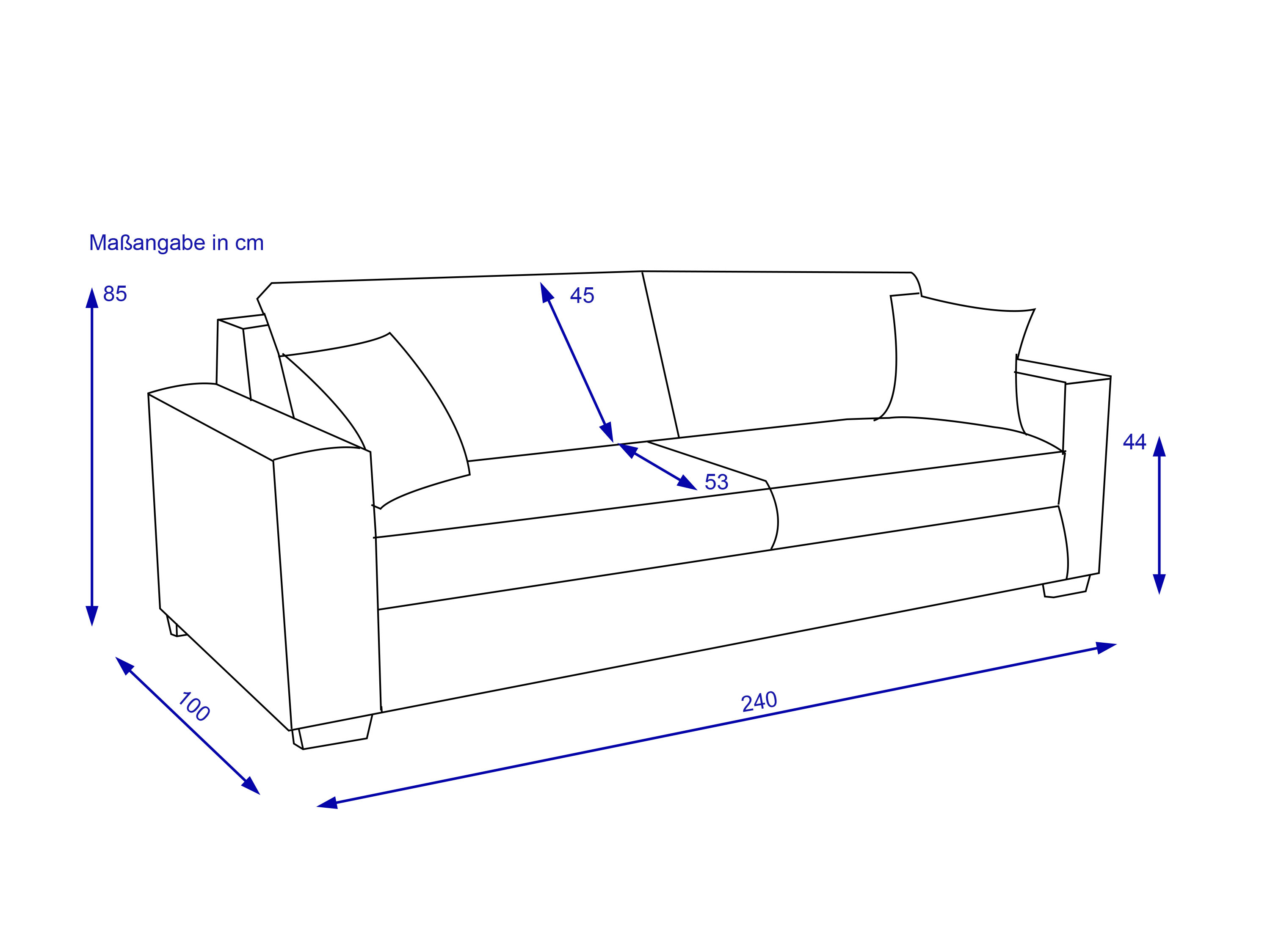 Schlafsofa HARPER JUNSELE