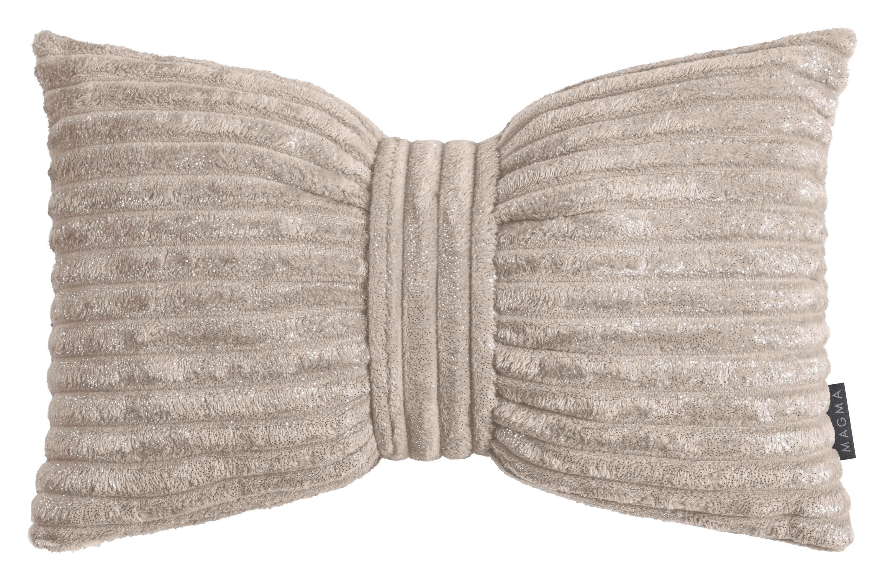 Schleifenkissen SILENCIO taupe