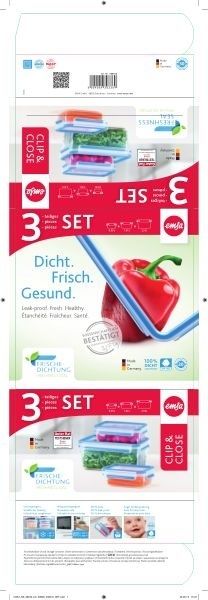 Frischhalte-Set CLIP & CLOSE