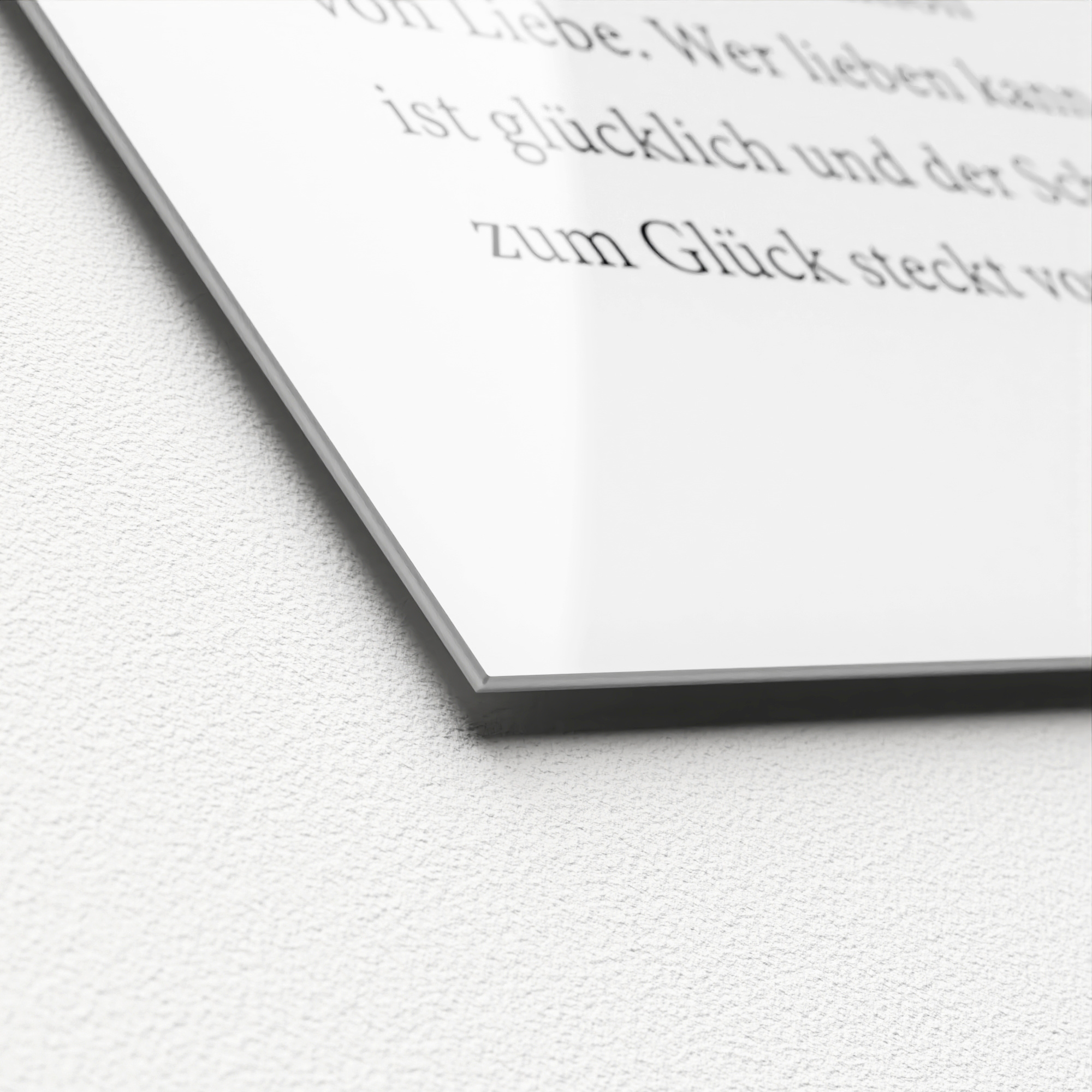 Glasbild GLÜCK II