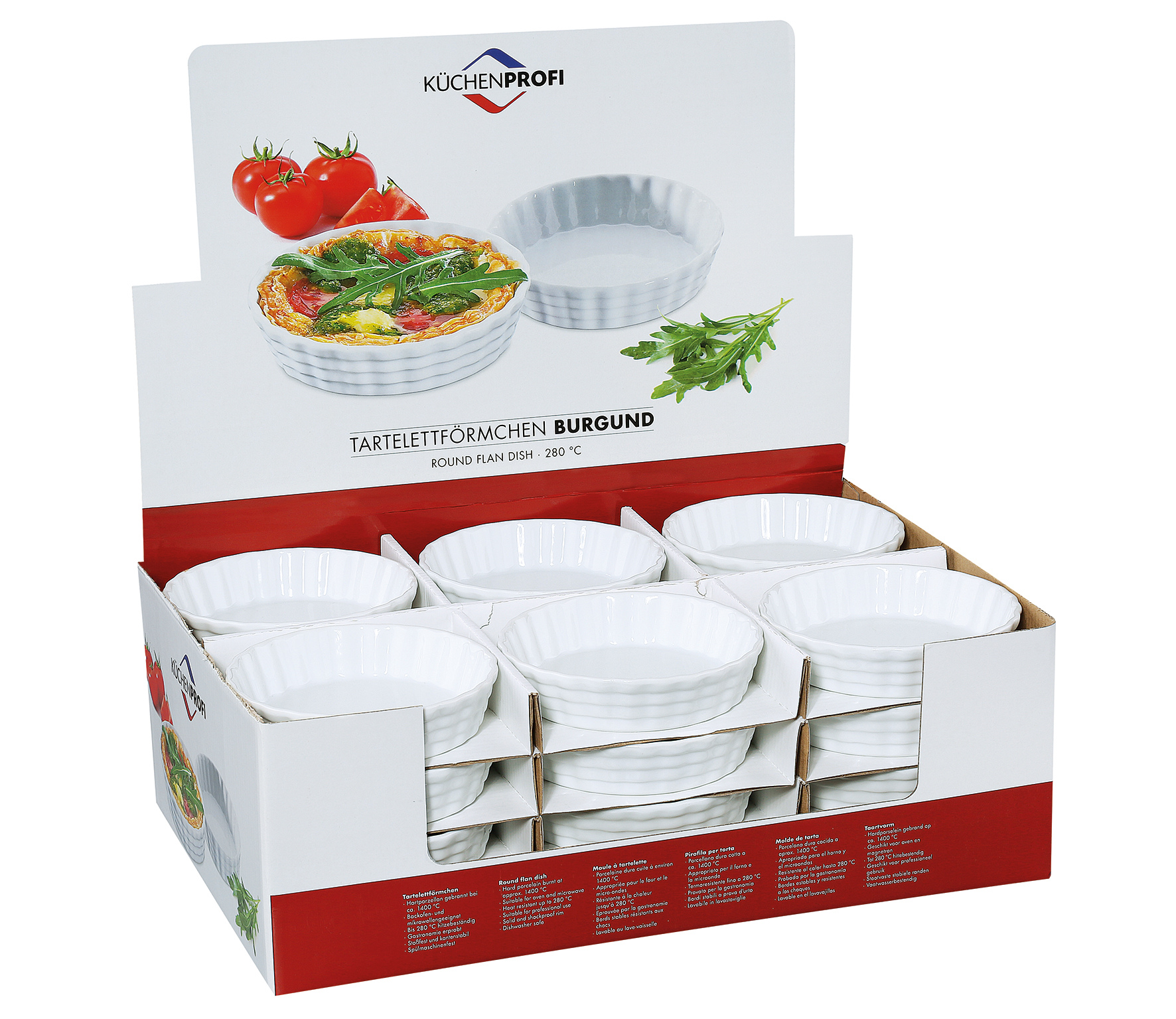 Tortlettförmchen KÜCHENPROFI BURGUND