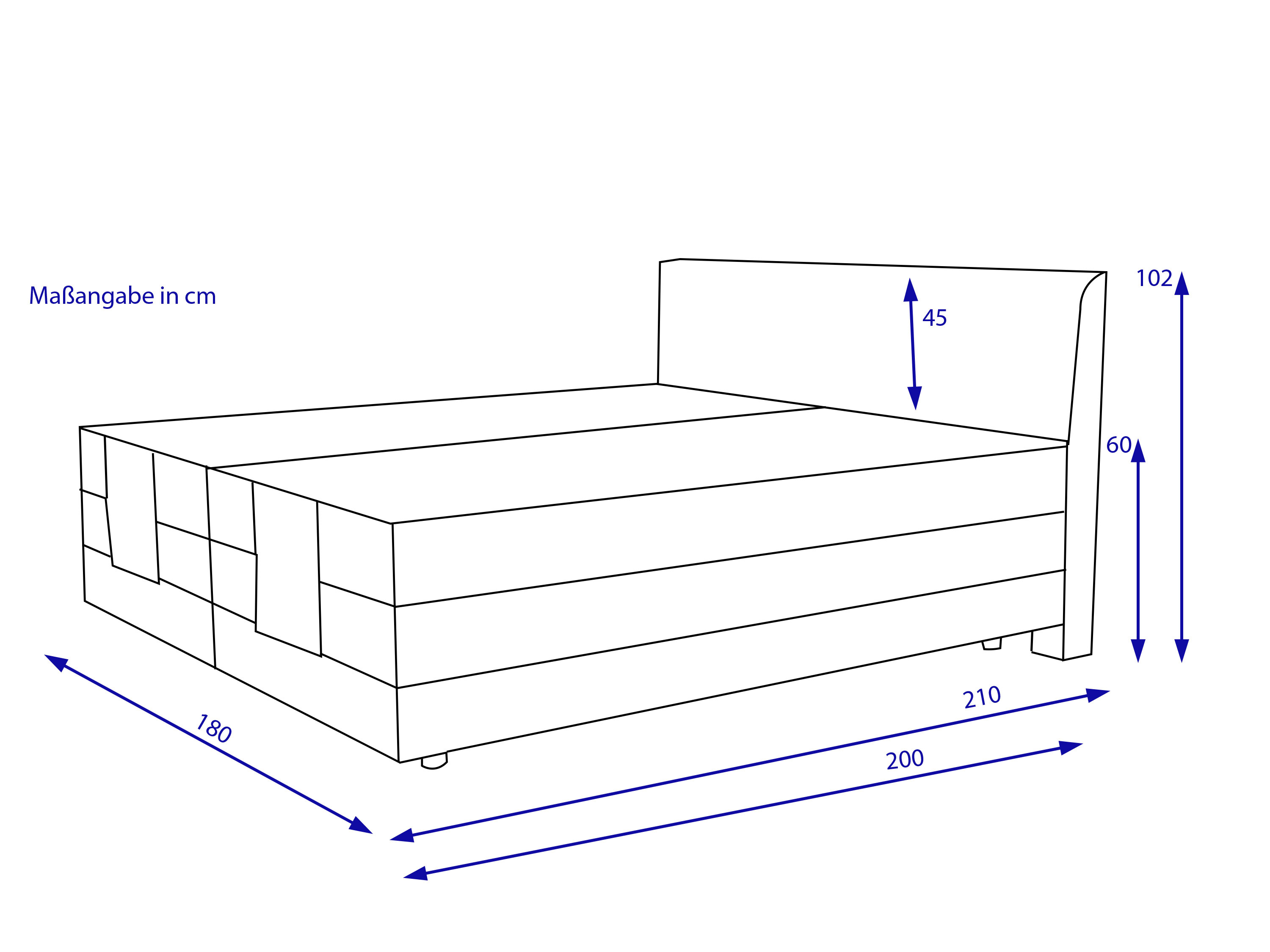 Boxspringbett LIVIN MILANO