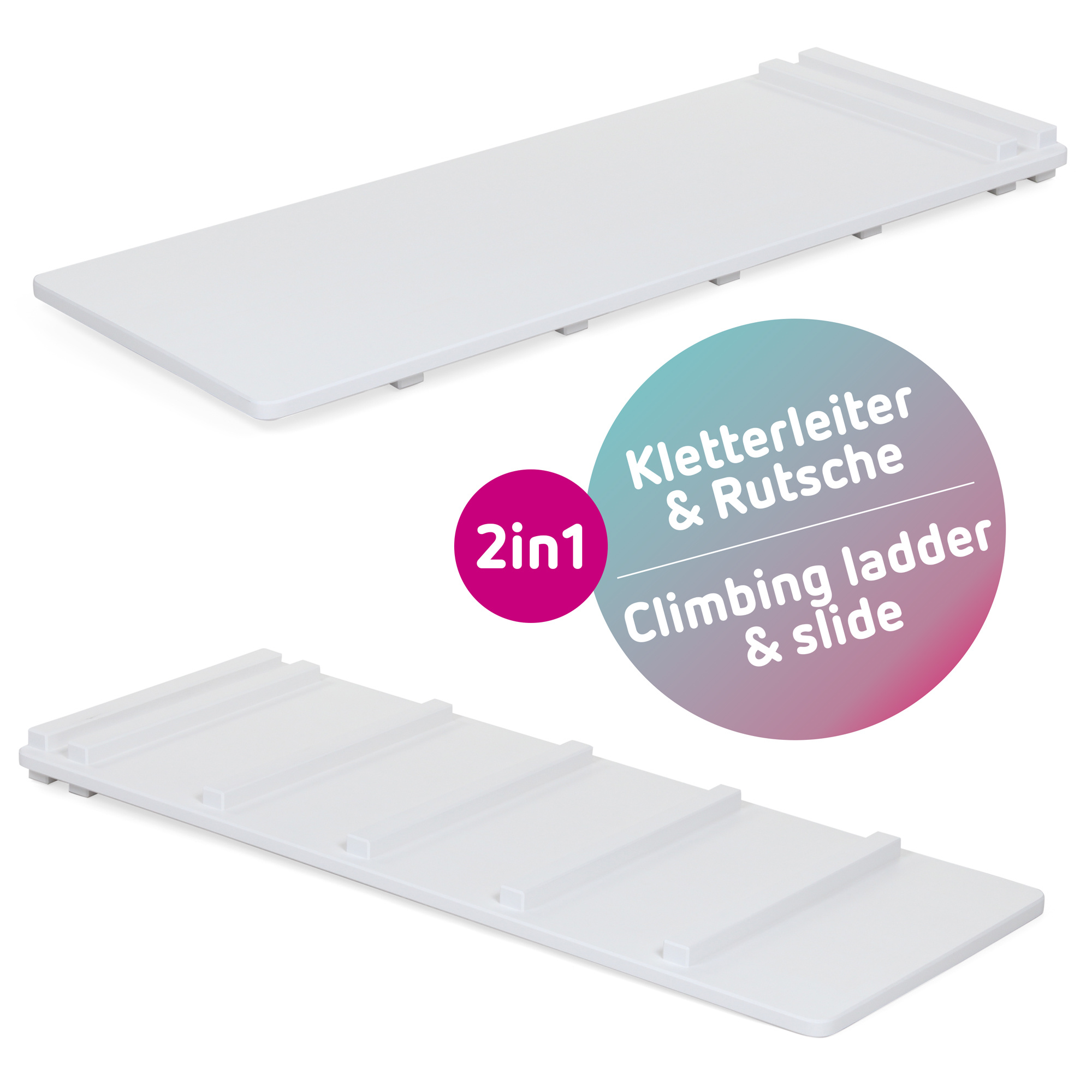 Kletterleiter und Rutsche