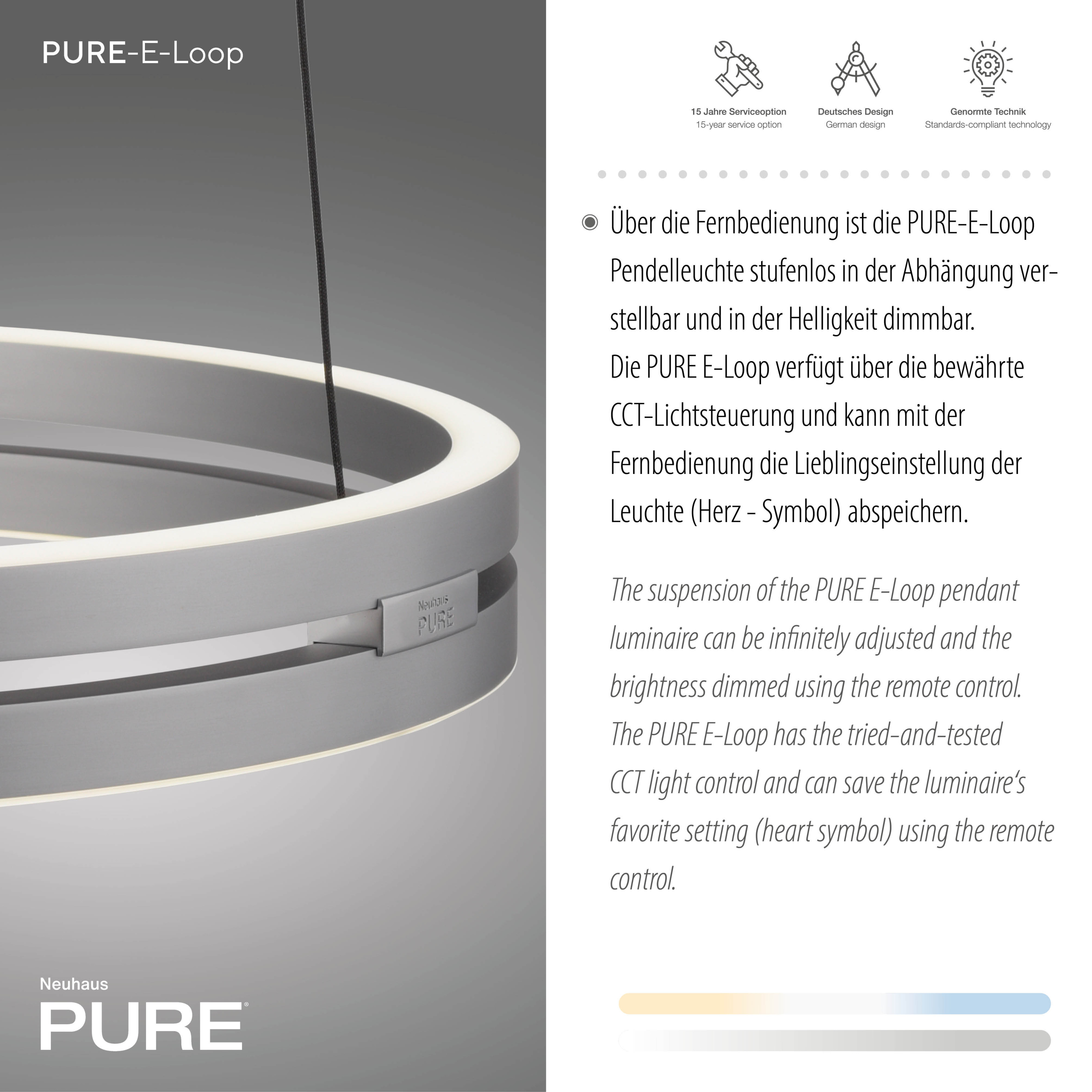 Pendelleuchte PURE E-LOOP