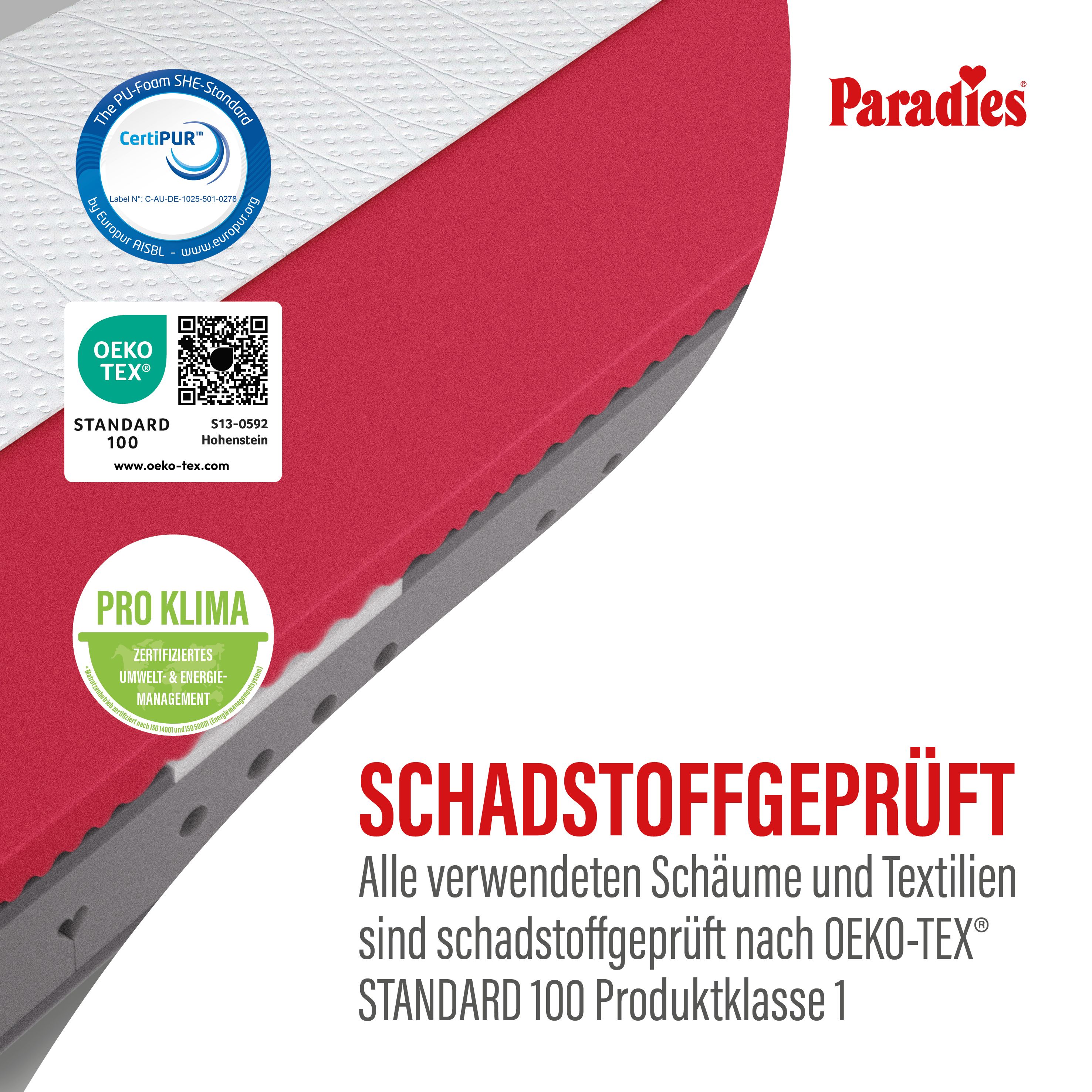 Taschenfederkernmatratze  Paradies PERFEKTA
