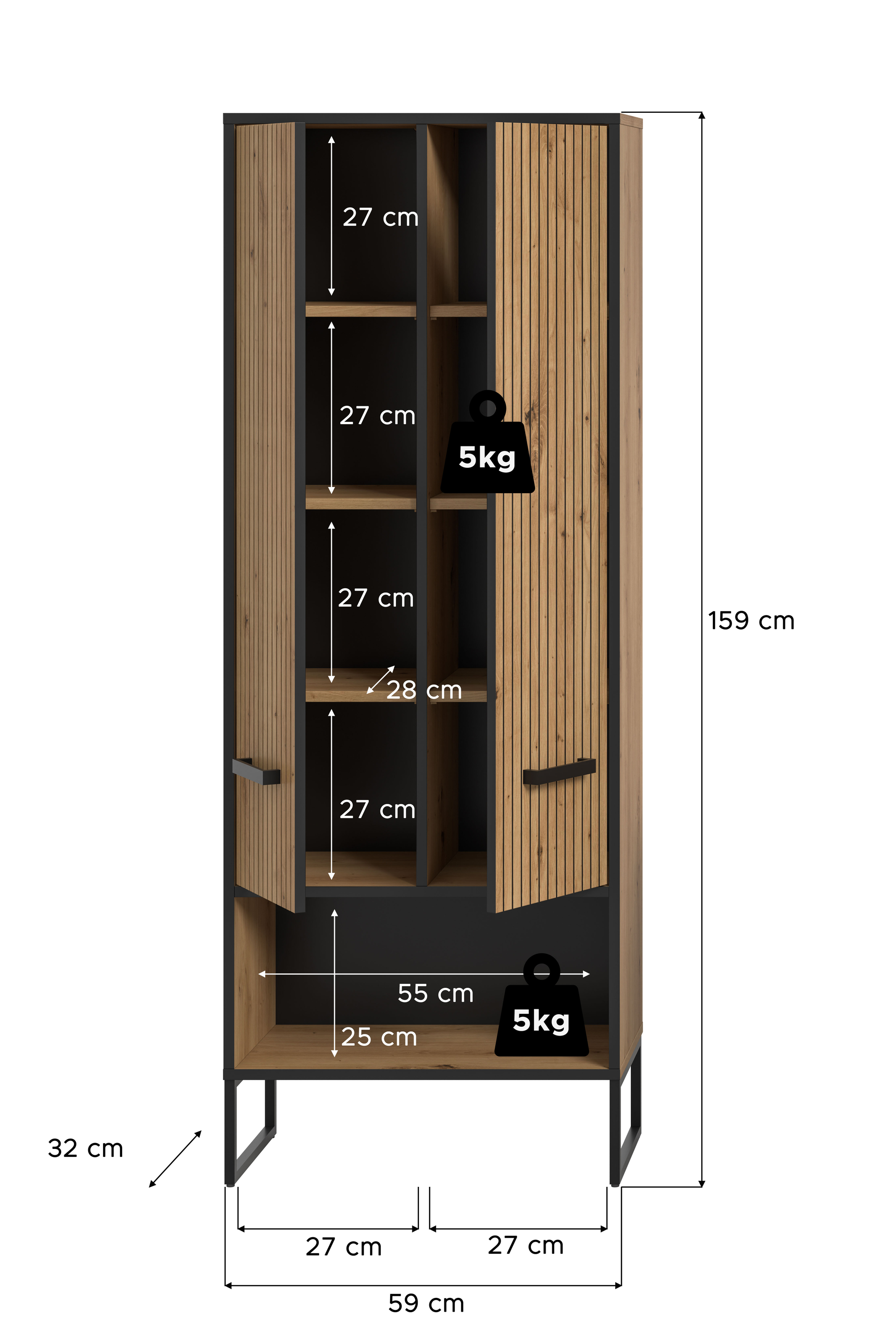 Hochschrank BAGNO