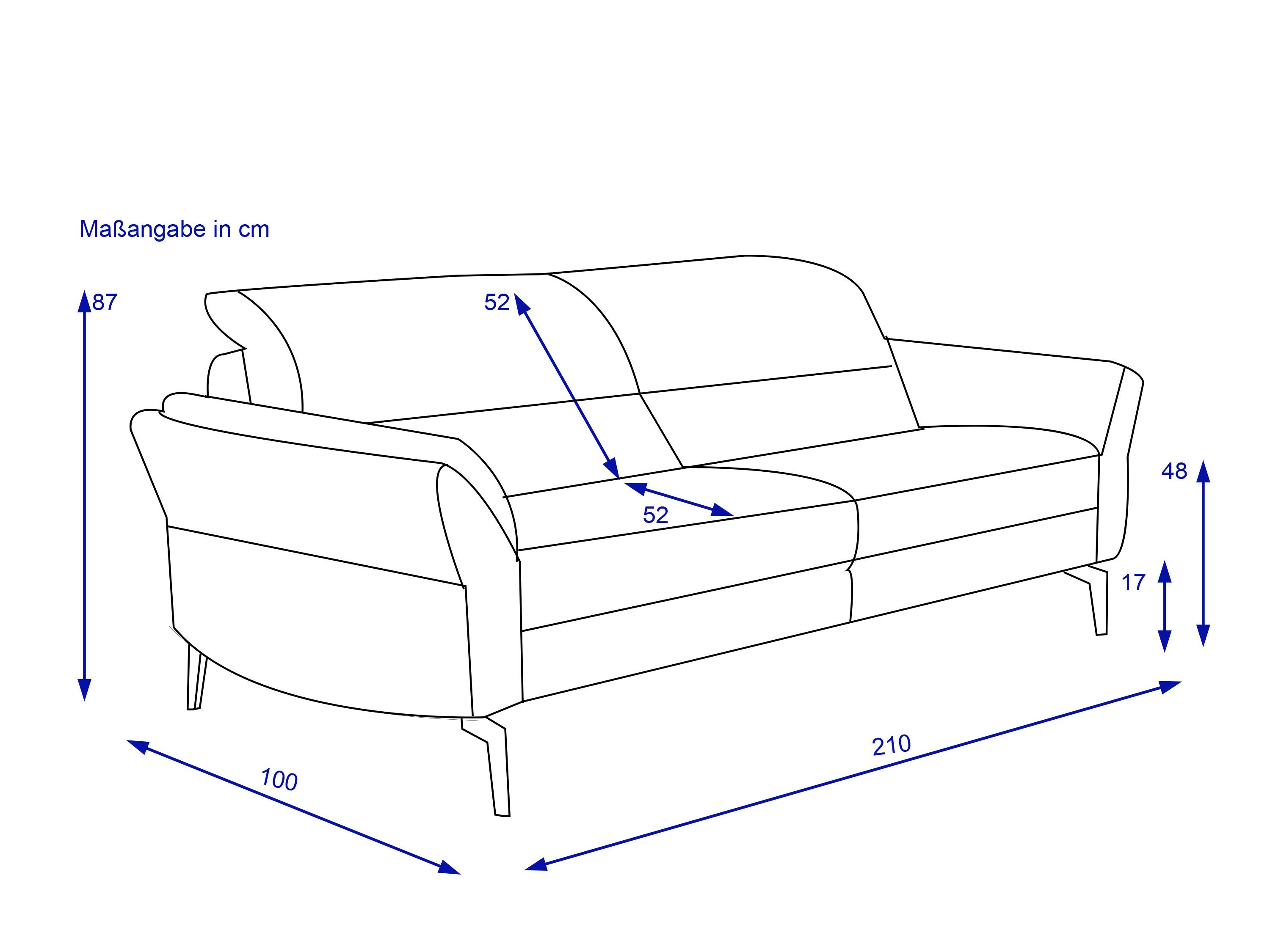 Sofa 3 Sitzer MONDO MIMAS