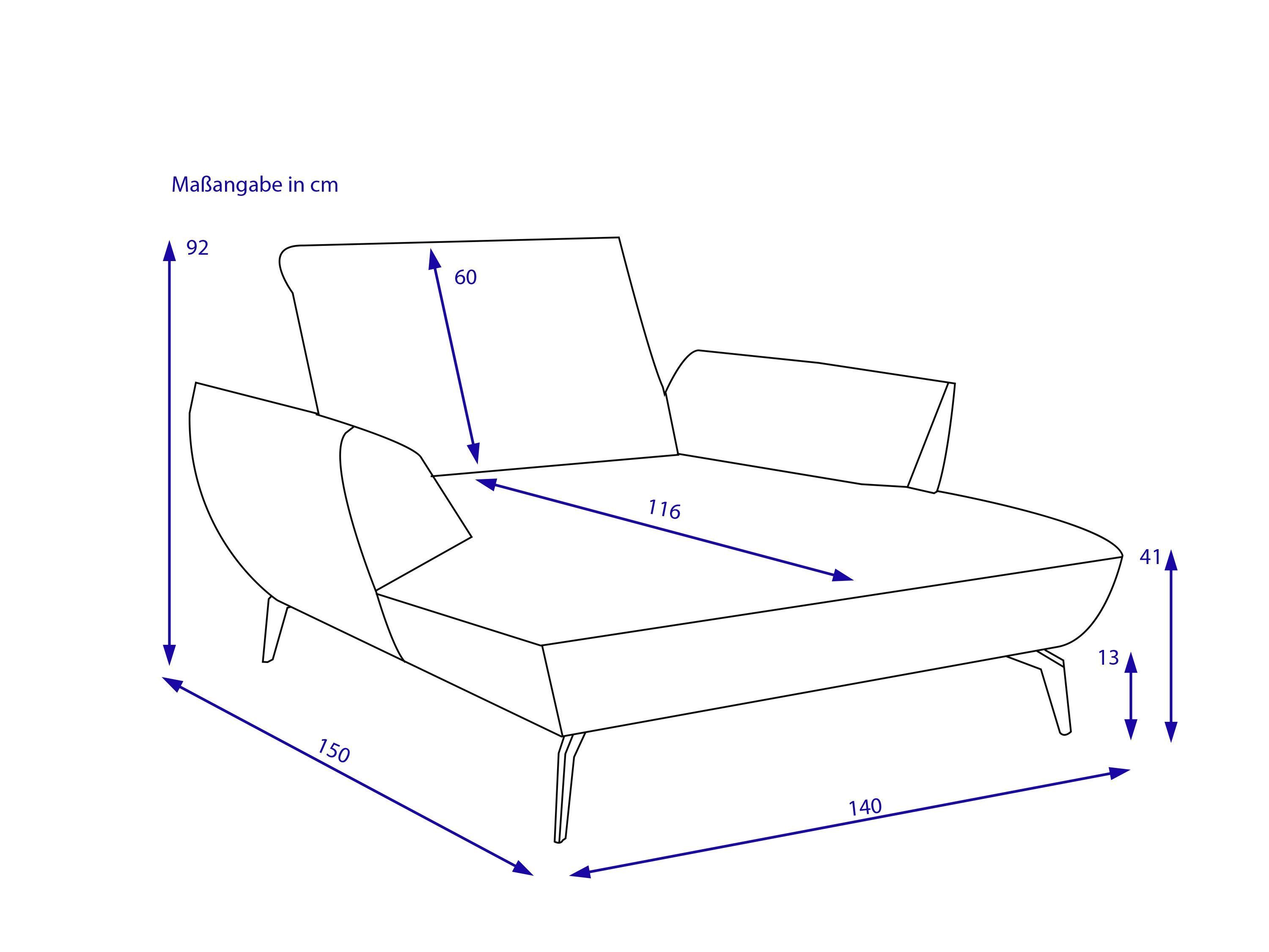 Loveseat vito TICONA PLUS