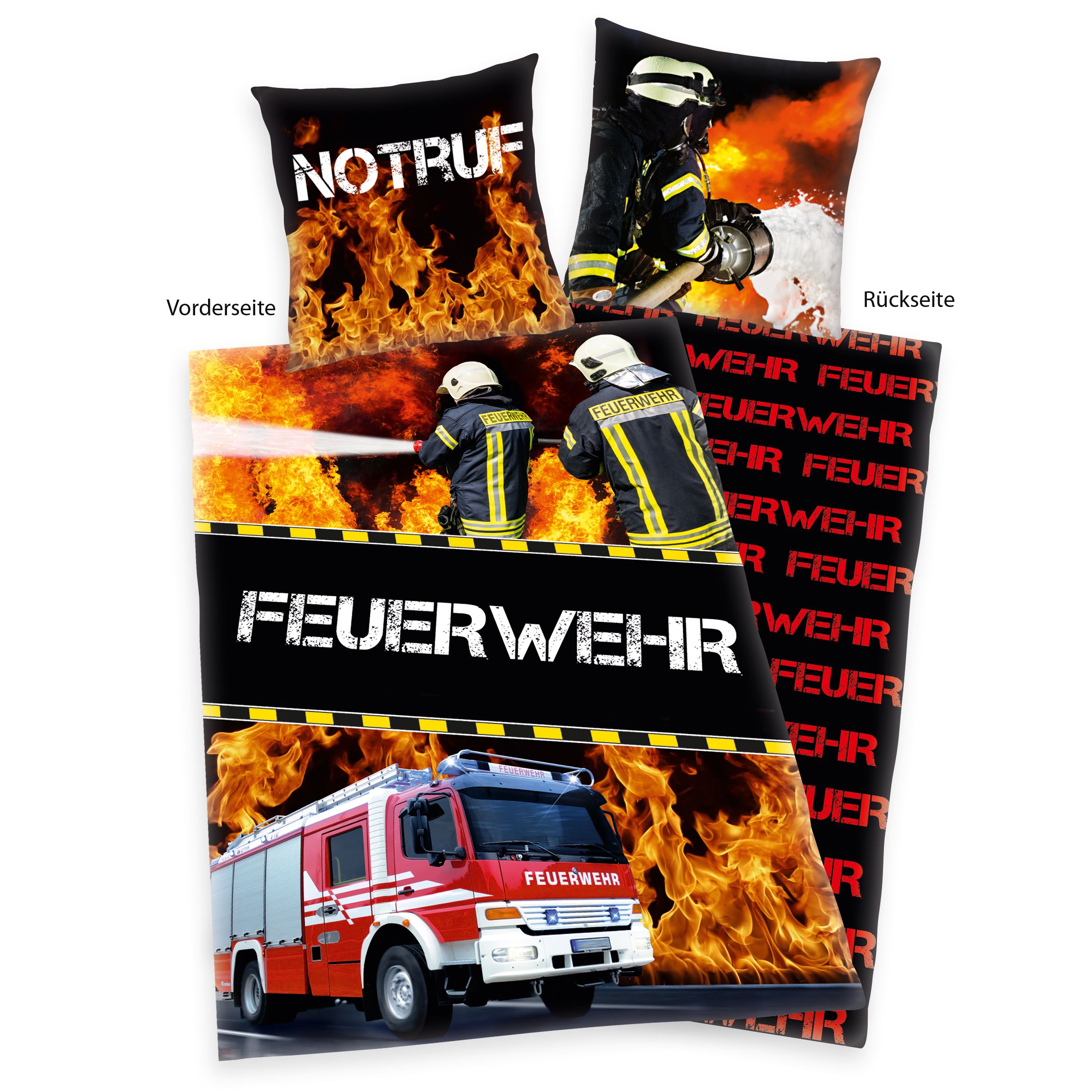Bettwäsche Renforcé FEUERWEHR