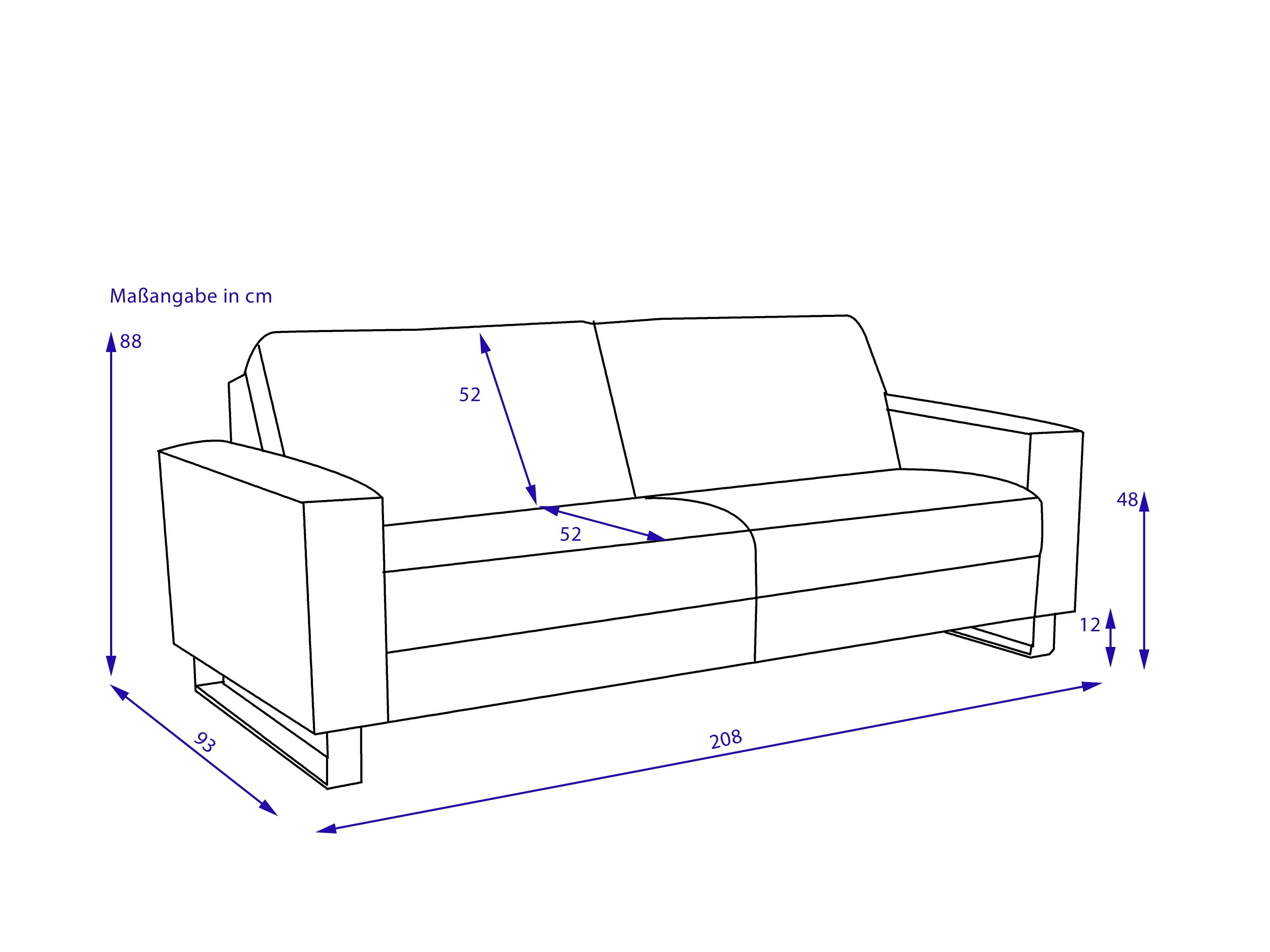 Sofa 3 Sitzer MONDO MAESTRA
