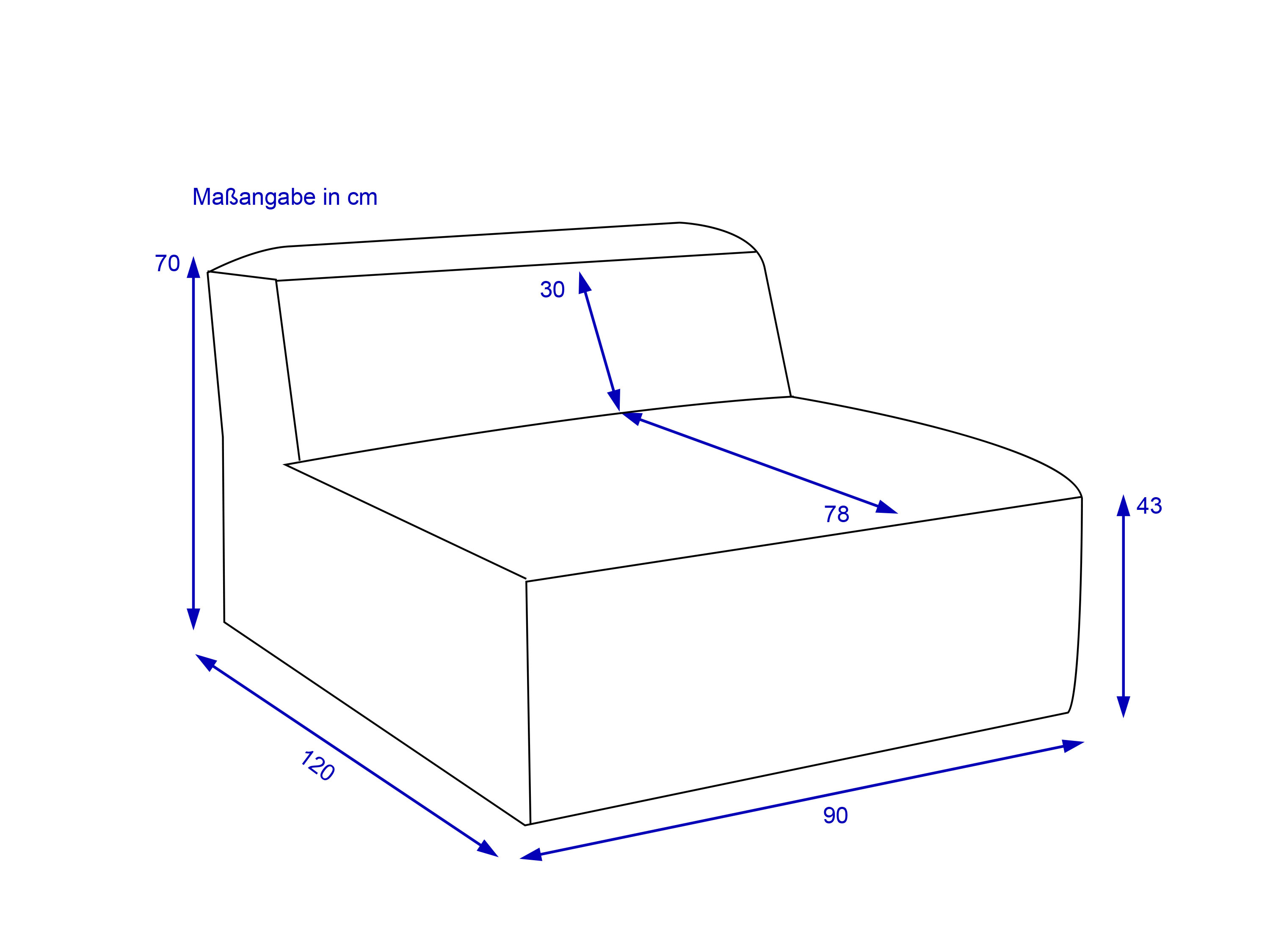 Sofaelement SANSIBAR OSTERBAK