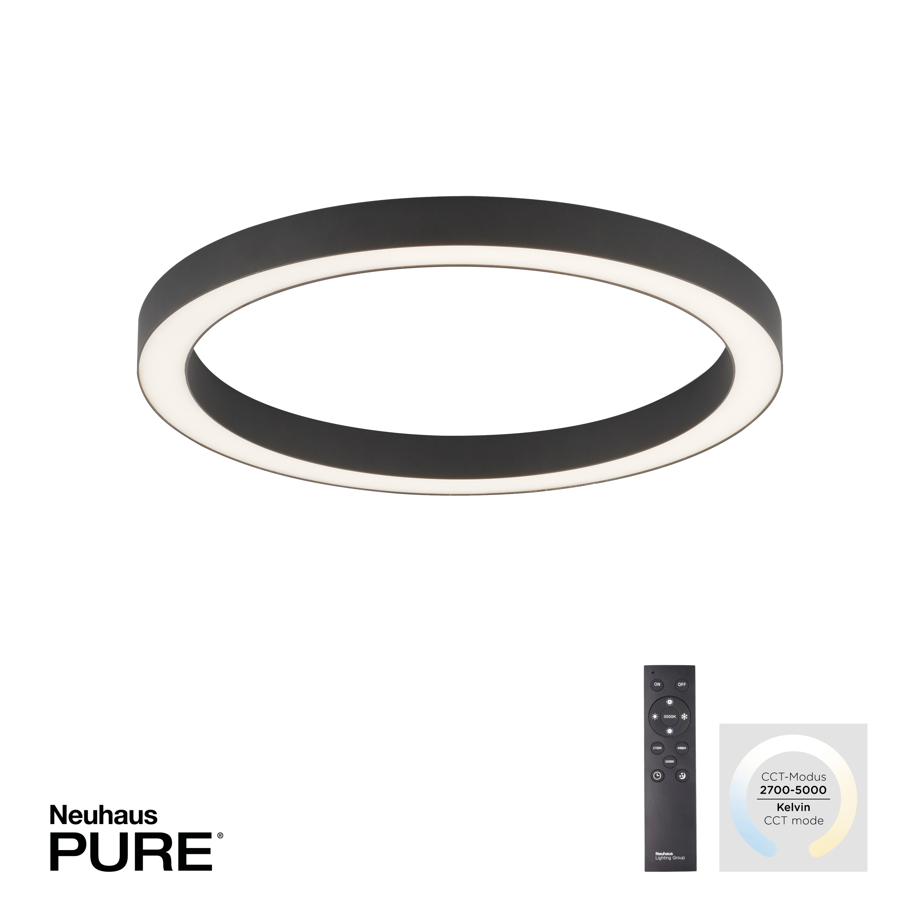 Deckenleuchte PURE LINES ROUND