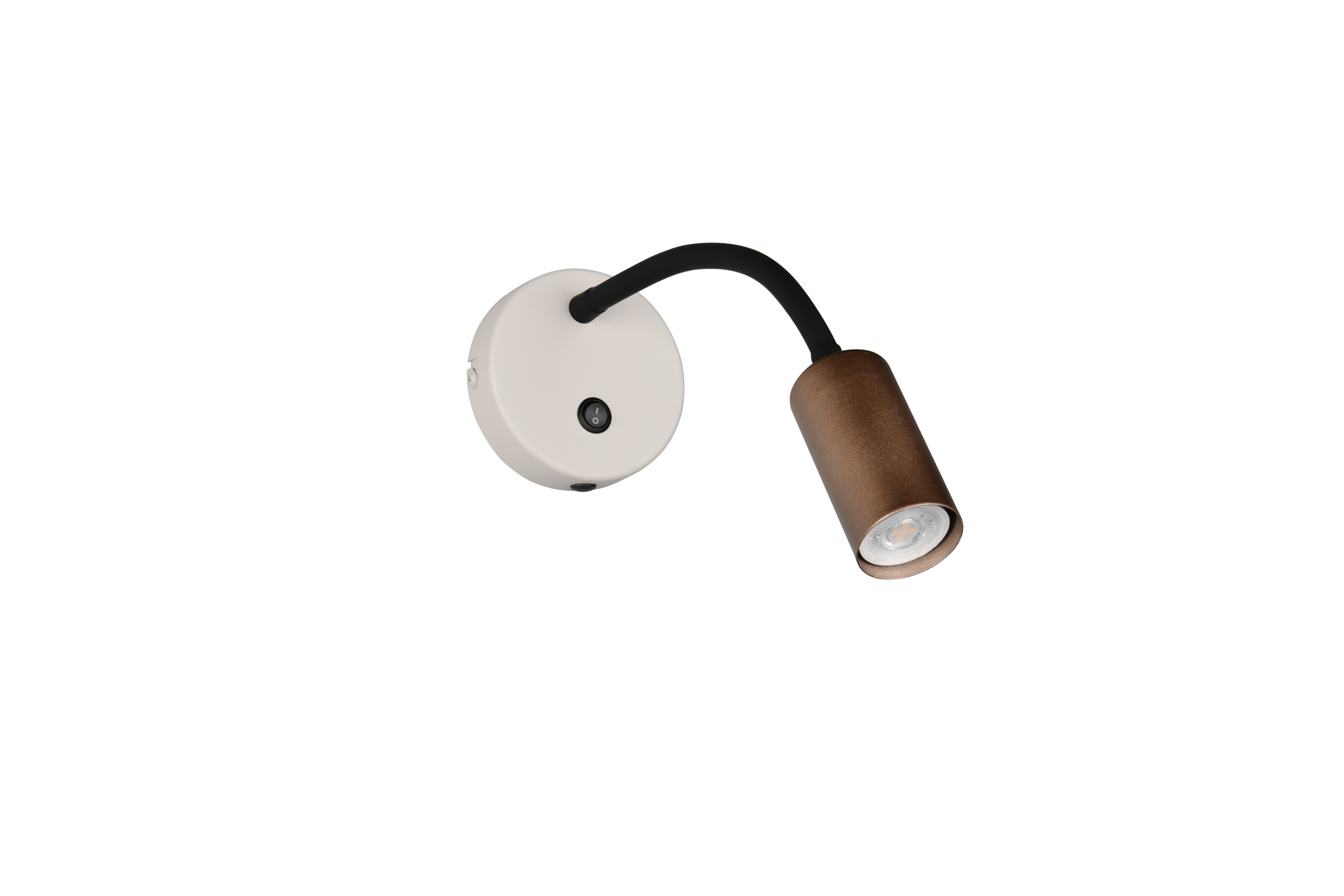 Wandleuchte TARYN coffee
