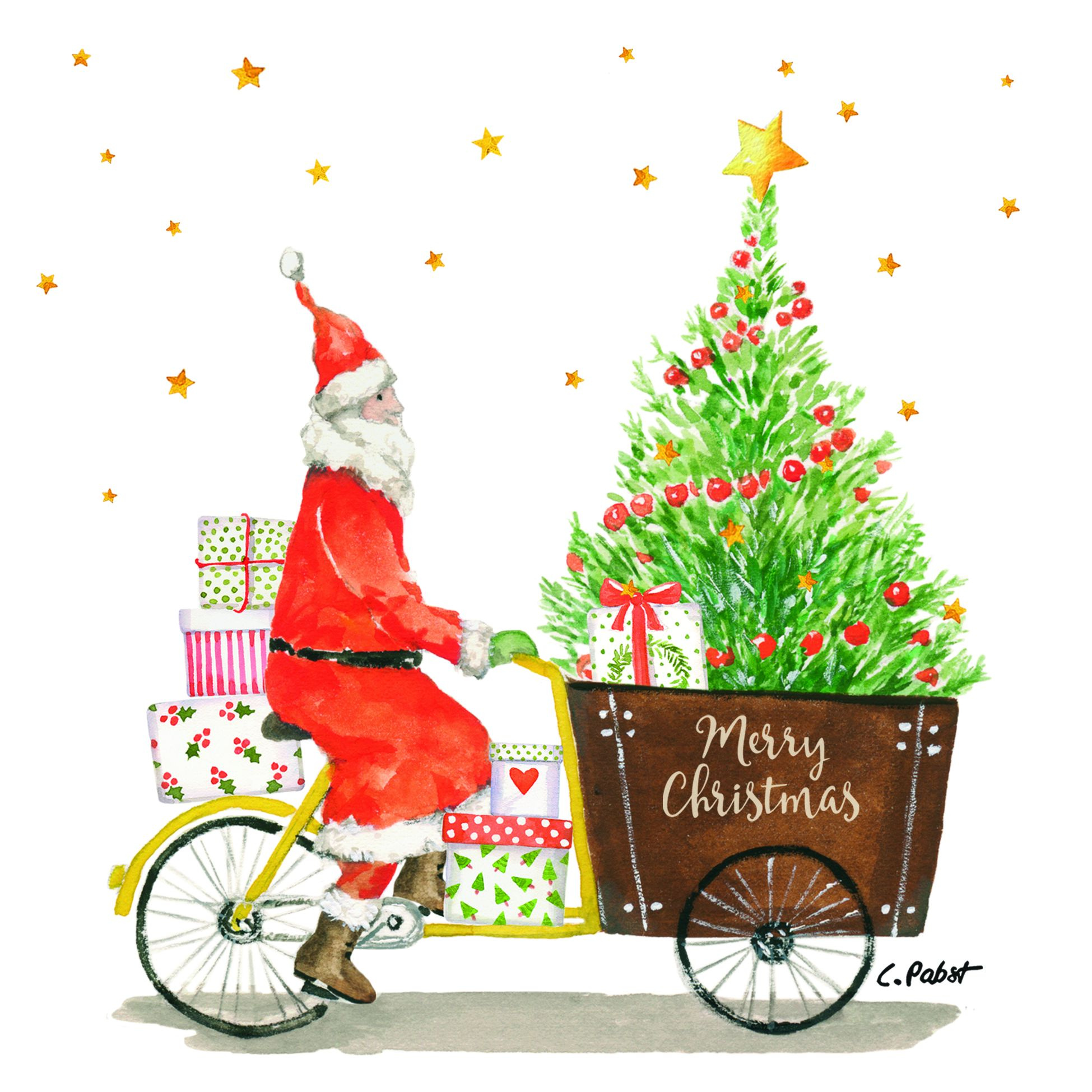 Servietten SANTAS DELIVERY