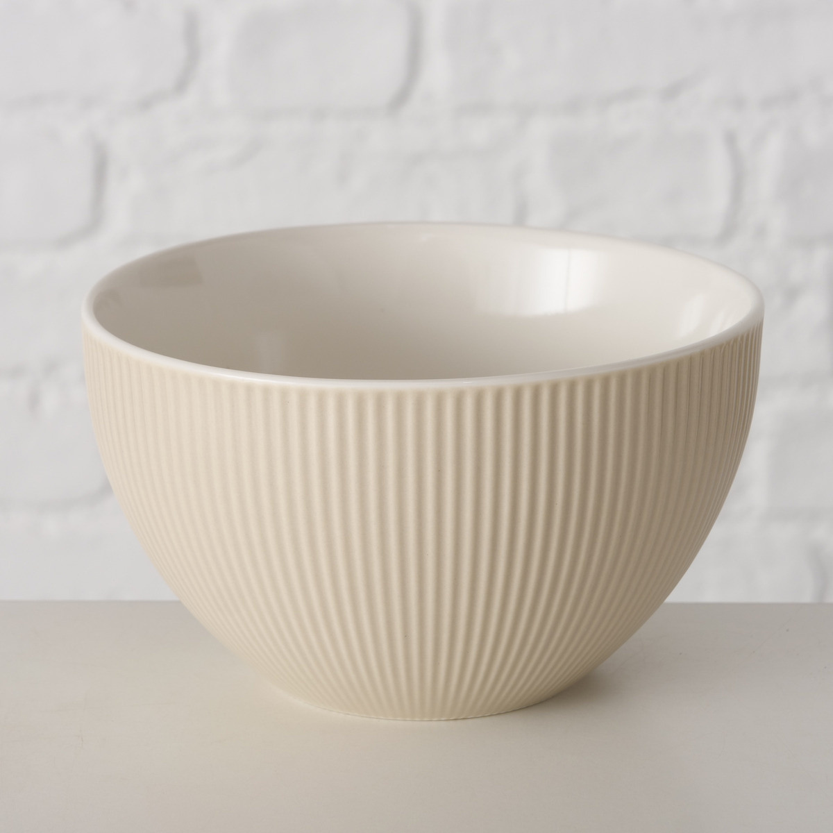 Müslischale RANURA beige
