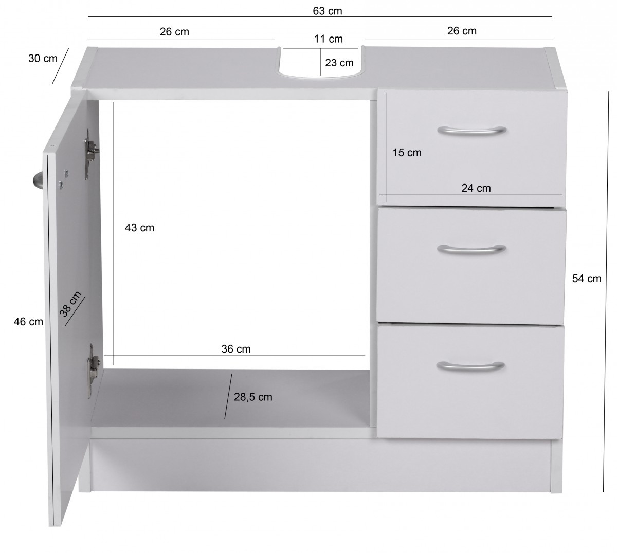 Waschbeckenunterschrank