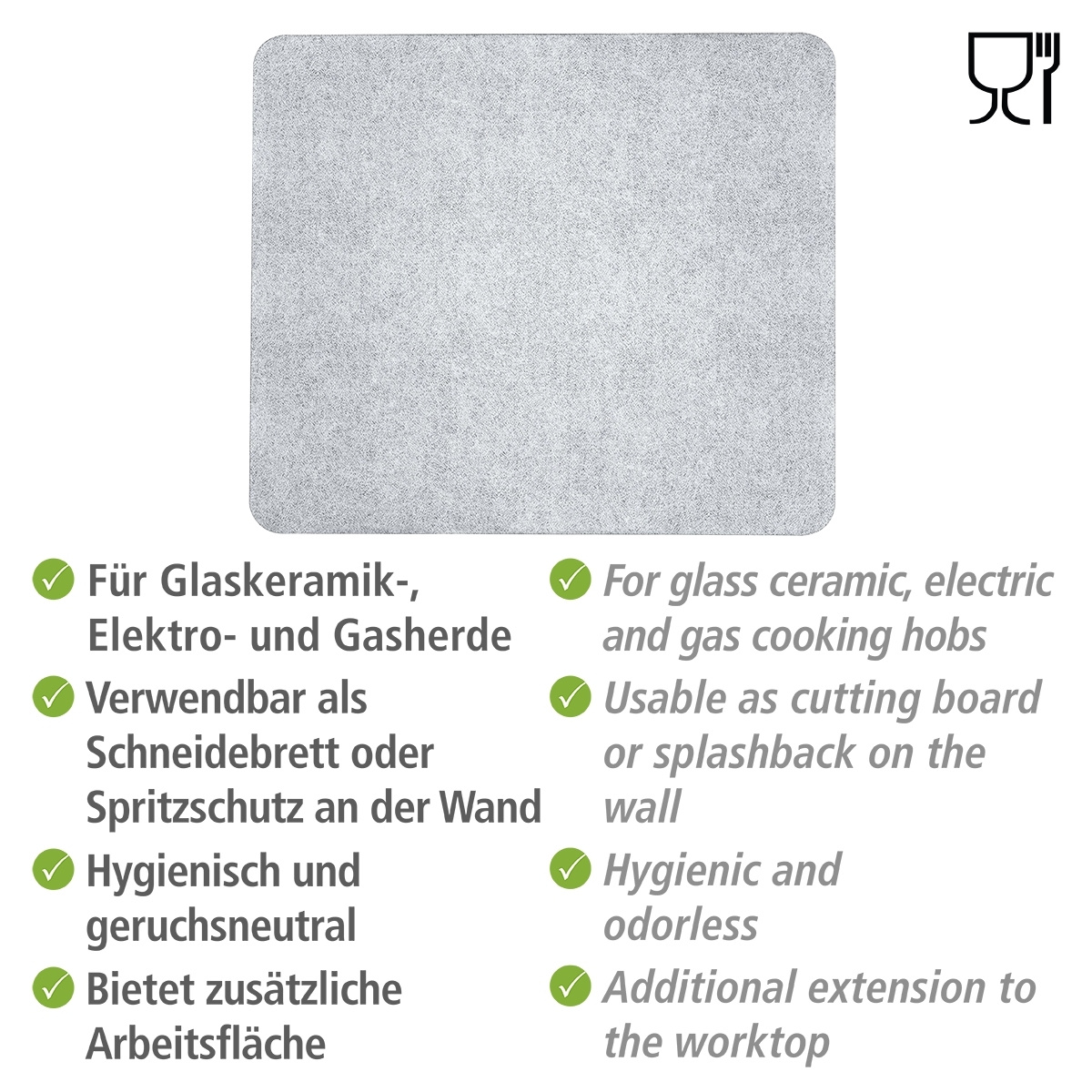 Herdabdeckplatte UNIVERSAL