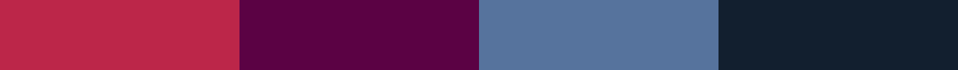 Farben Rot, Lila, Blau und Dunkelblau