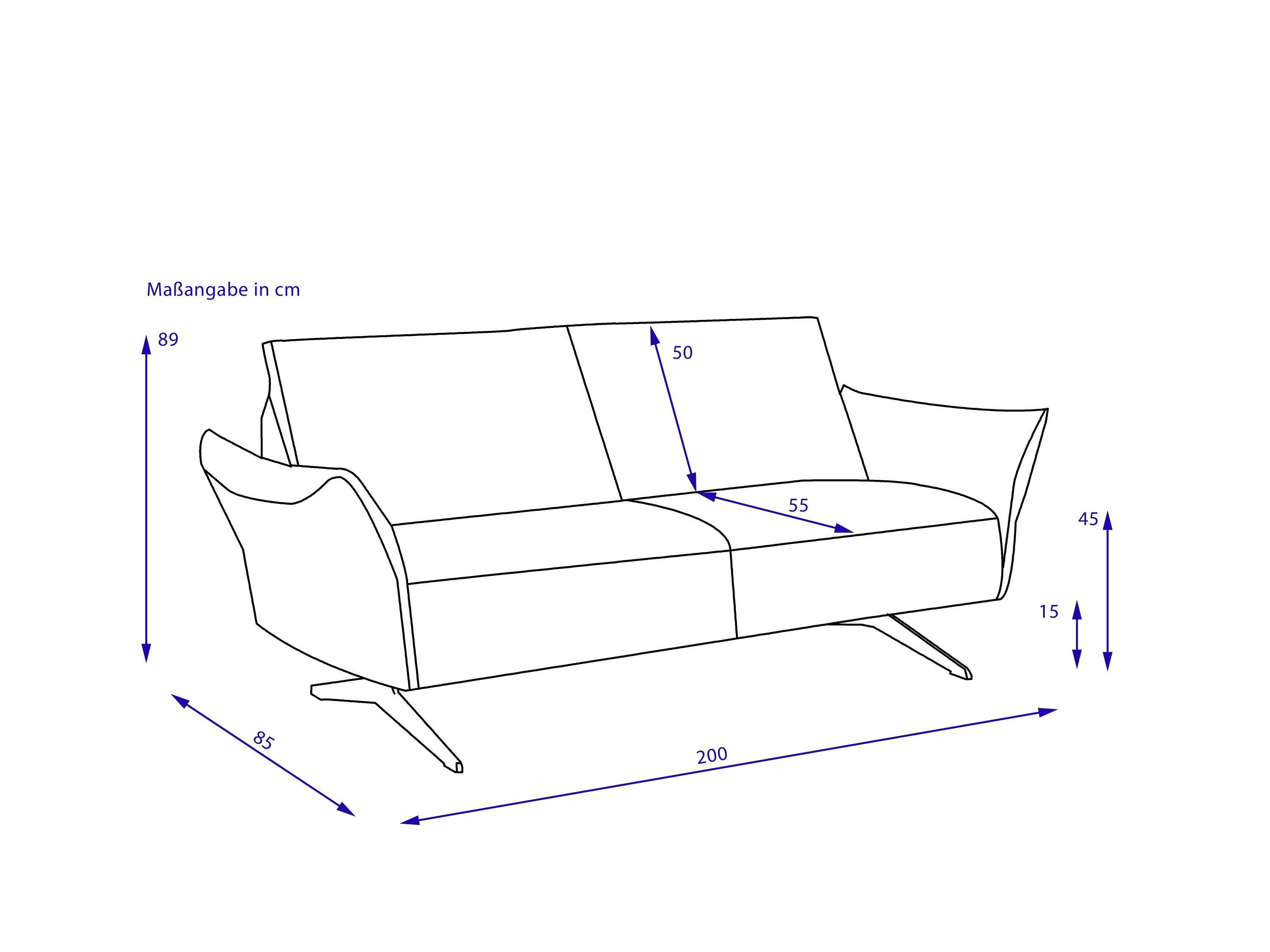 Sofa 2,5 Sitzer KOINOR VINETO