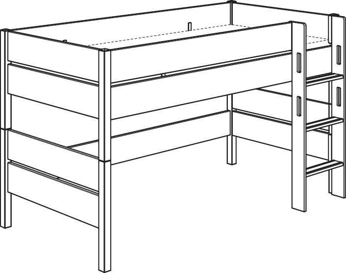 Spielbett PAIDI STEN