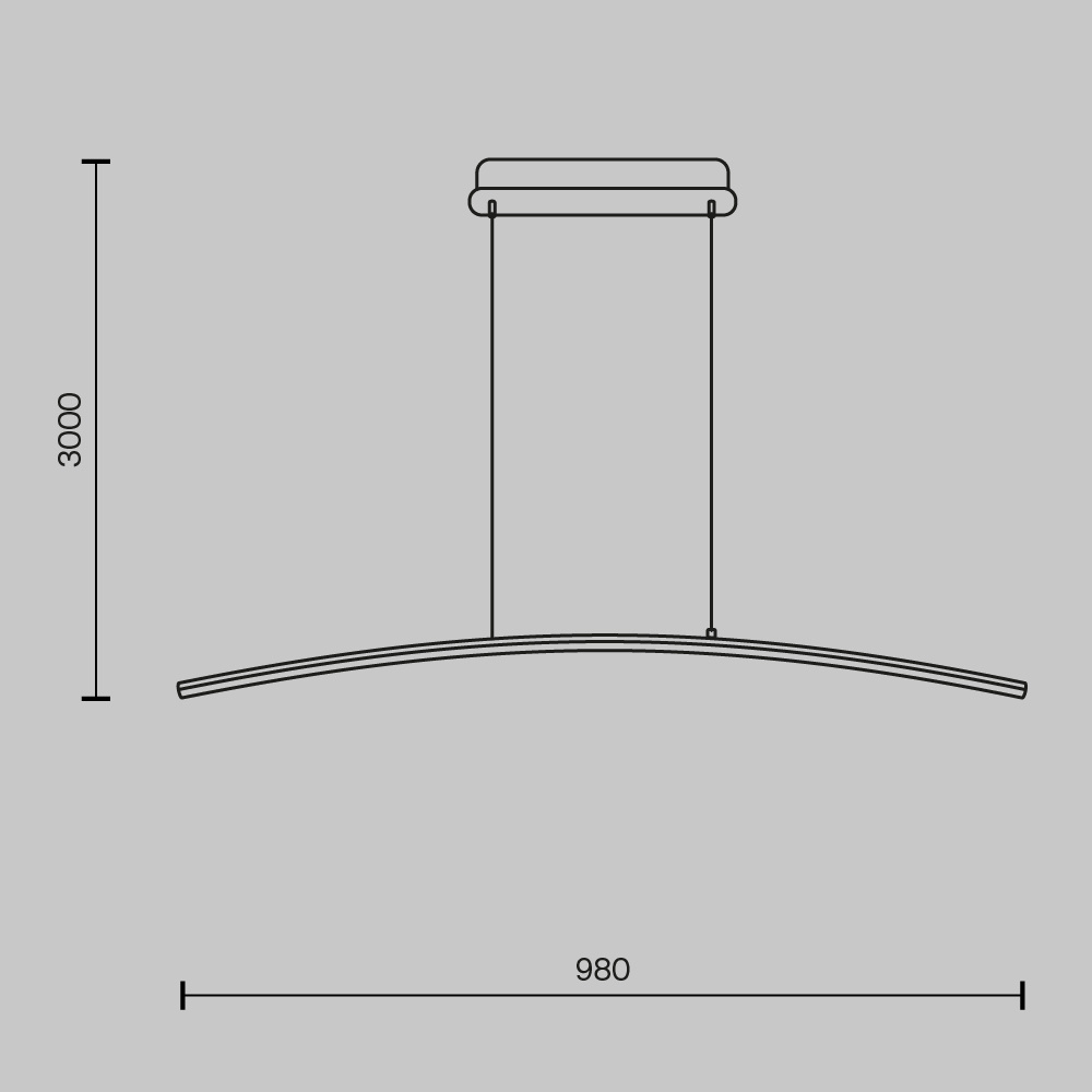 Pendelleuchte CURVE