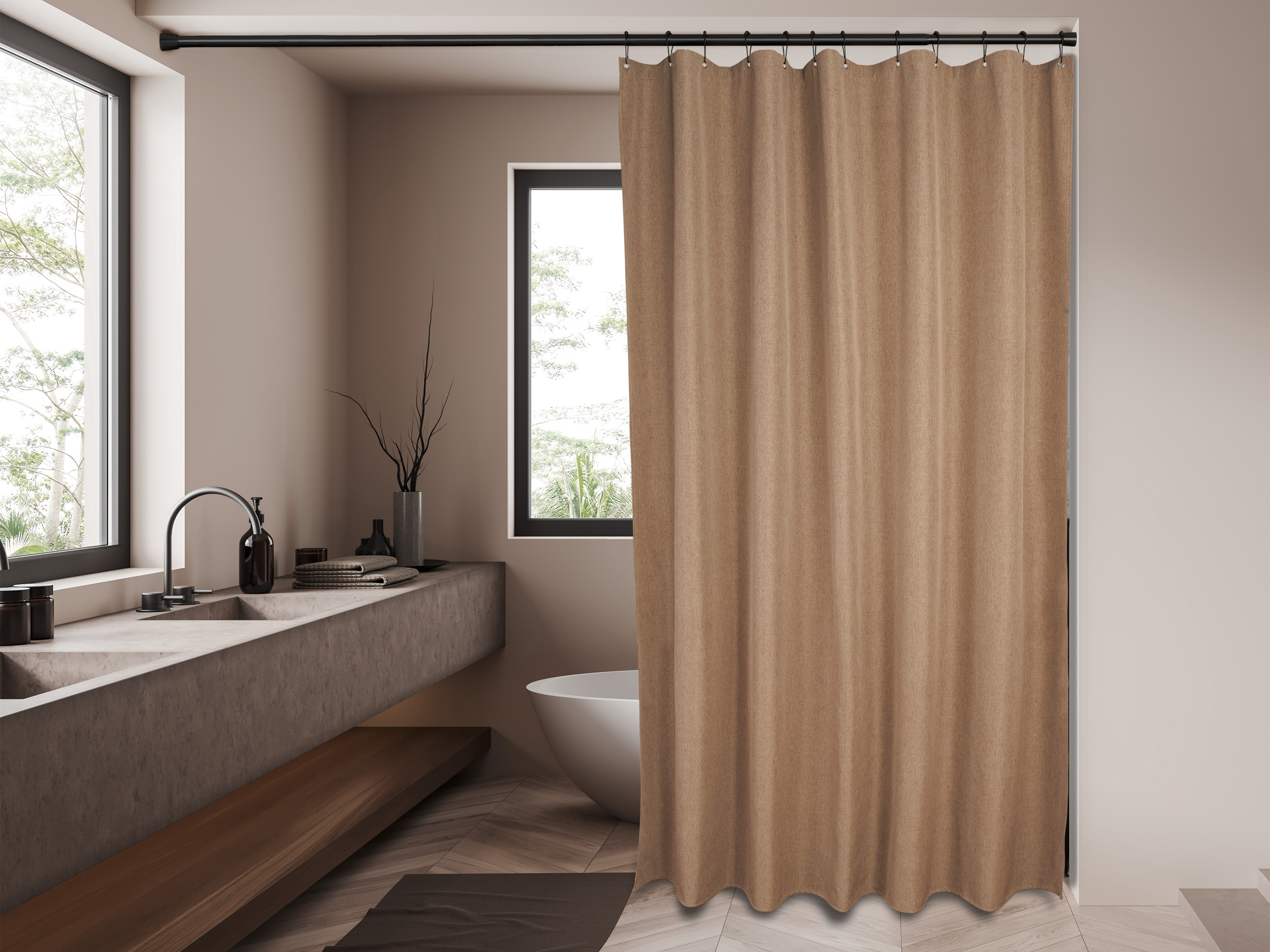 Duschvorhang RAIN beige