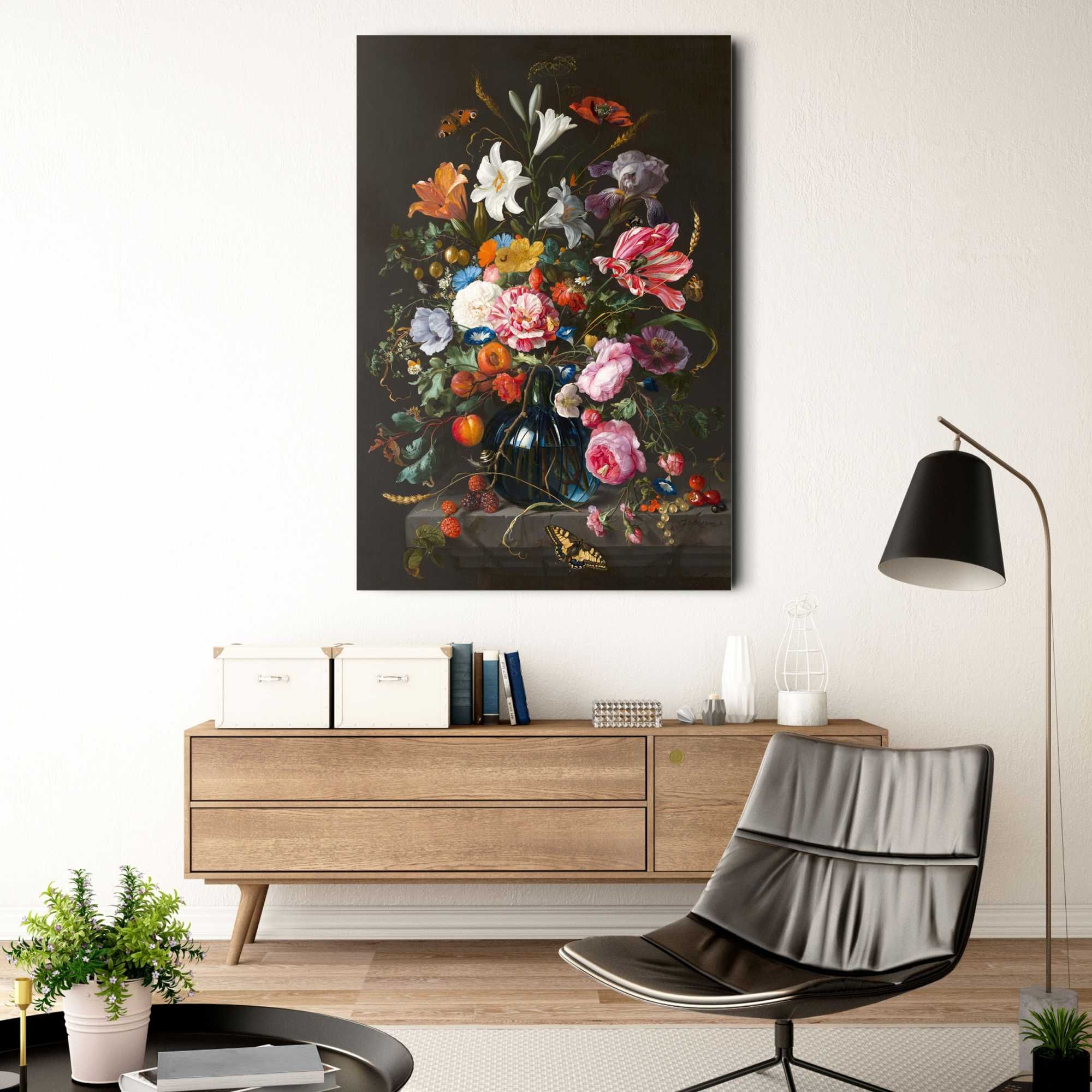 Glasbild VAAS MET BLOEMEN