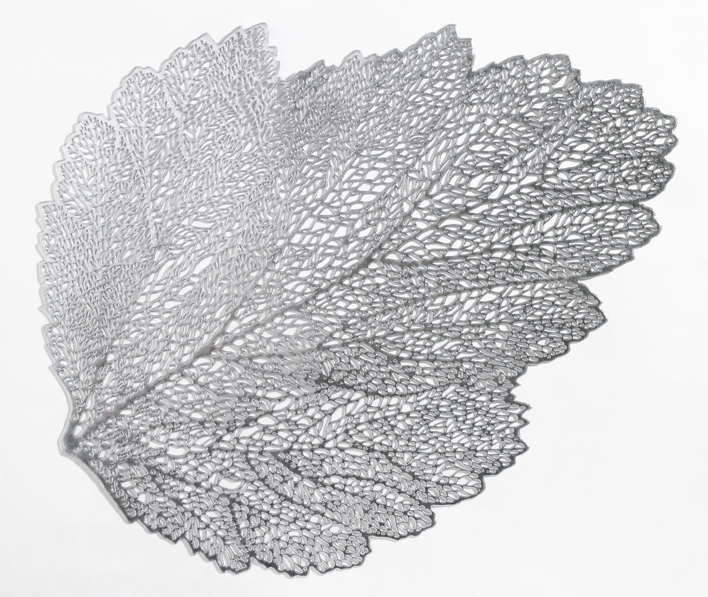 Tischset LEAF silber
