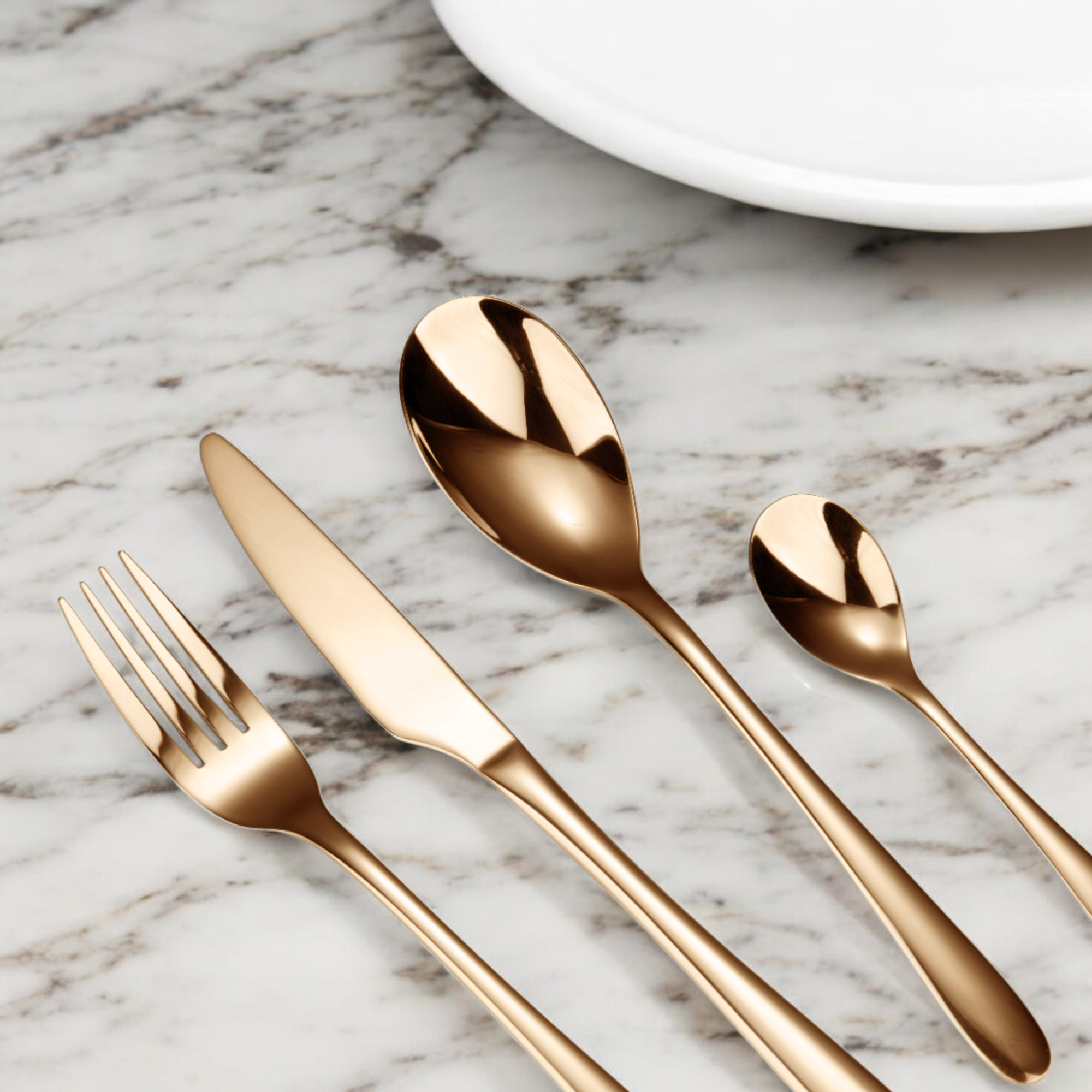 Besteck-Set PRAGA kupfer