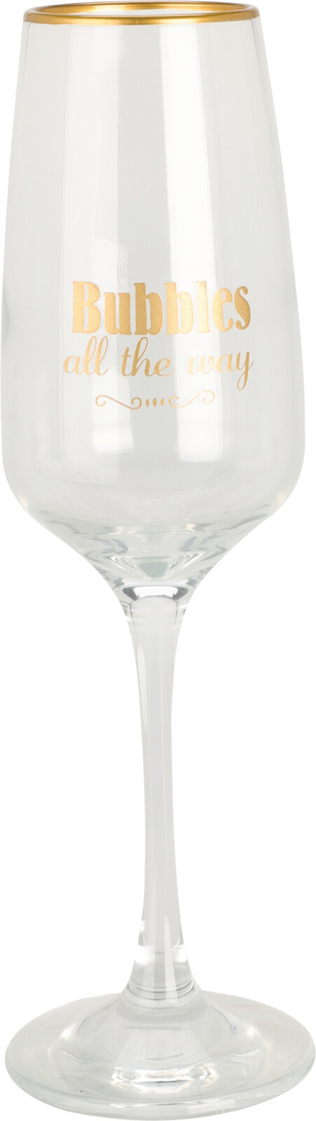 Champagnerglas BUBBLES