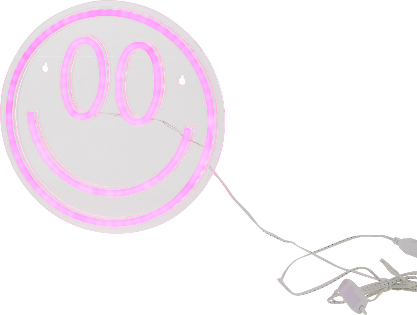 Wanddeko NEON SMILEY
