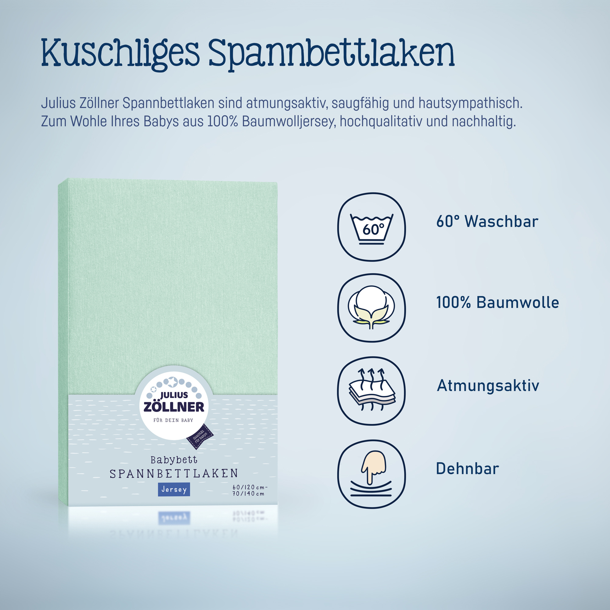 Spannbettlaken ZÖLLNER Jersey
