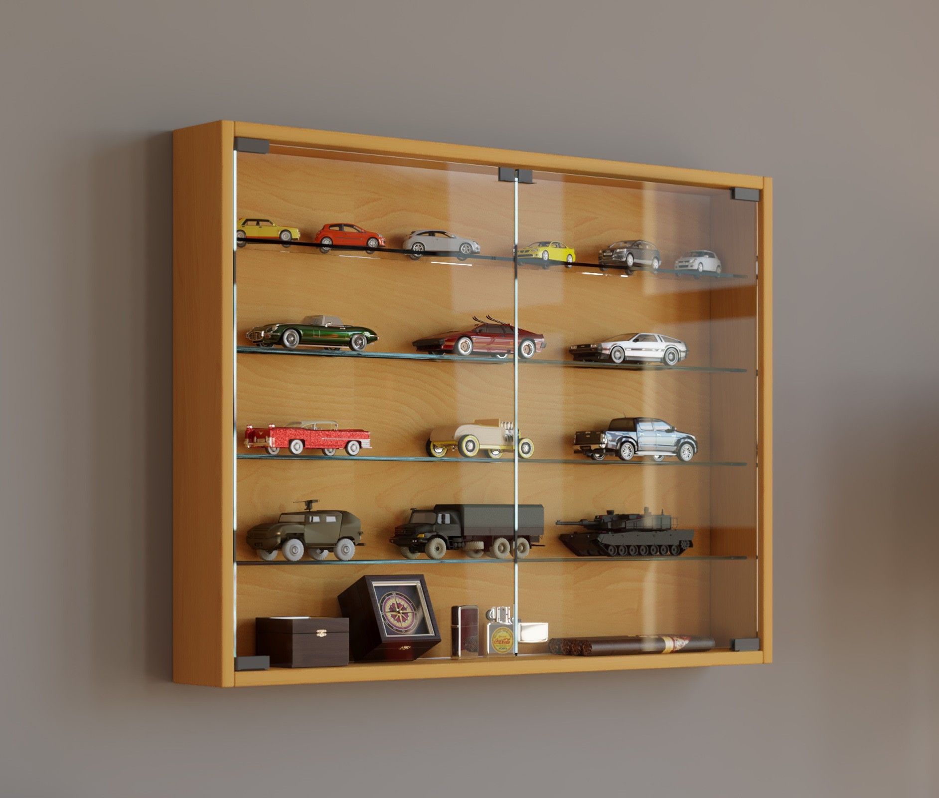 Wandvitrine MANDOSA L