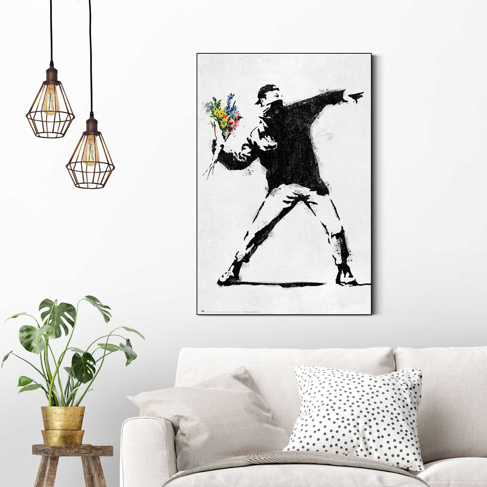 Bild BANKSY FLOWER BOMBER