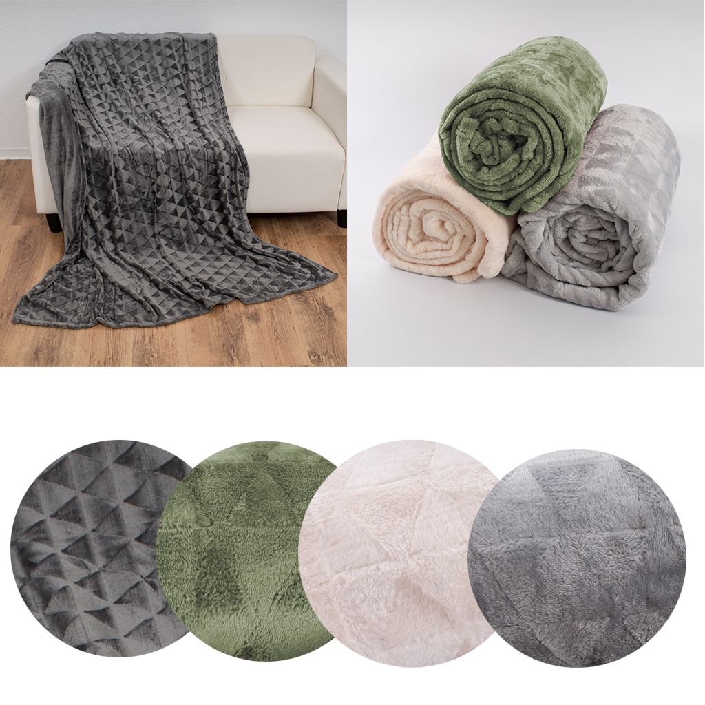 Decke FLANELL TRIANGEL