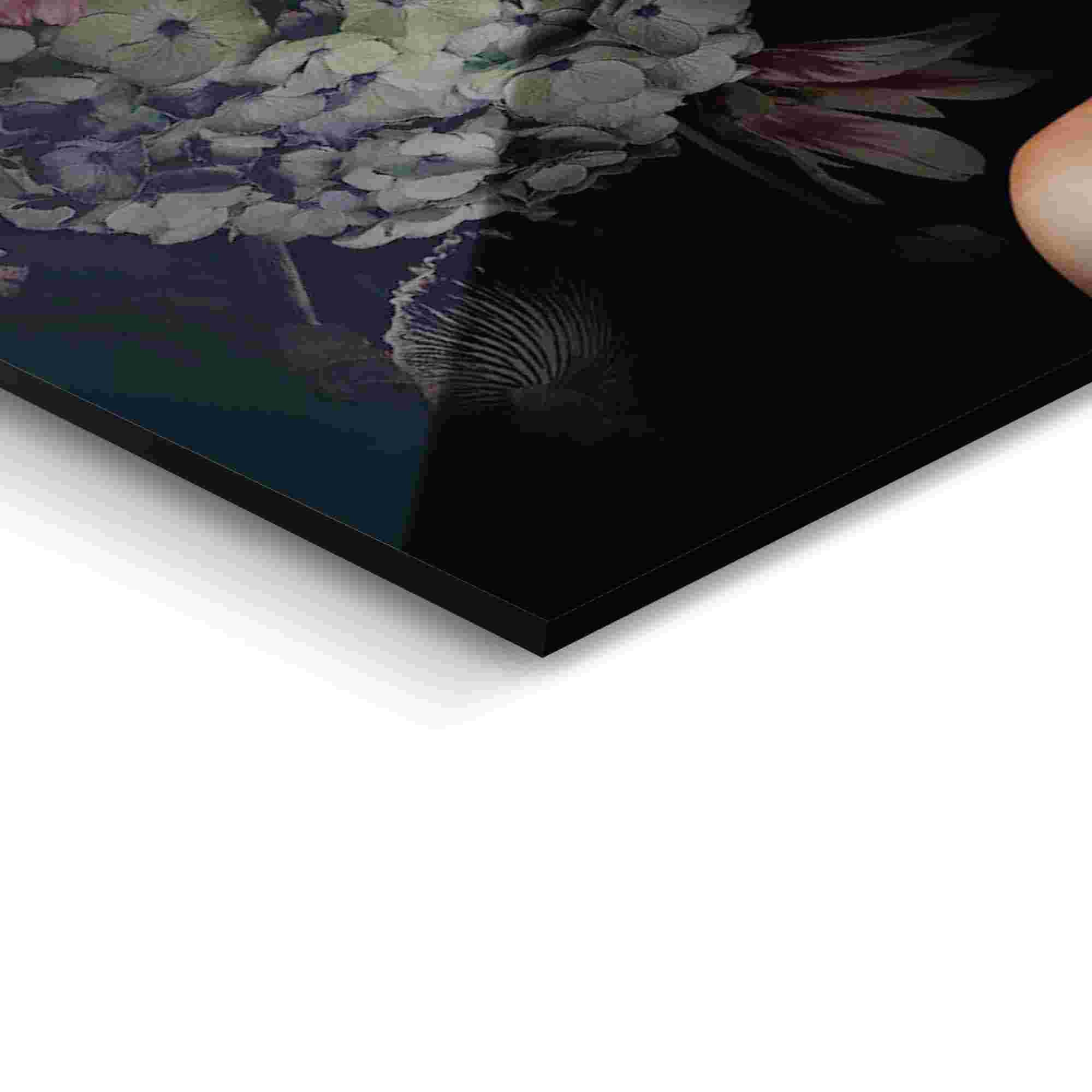 Glasbild LUXURY FLOWERS