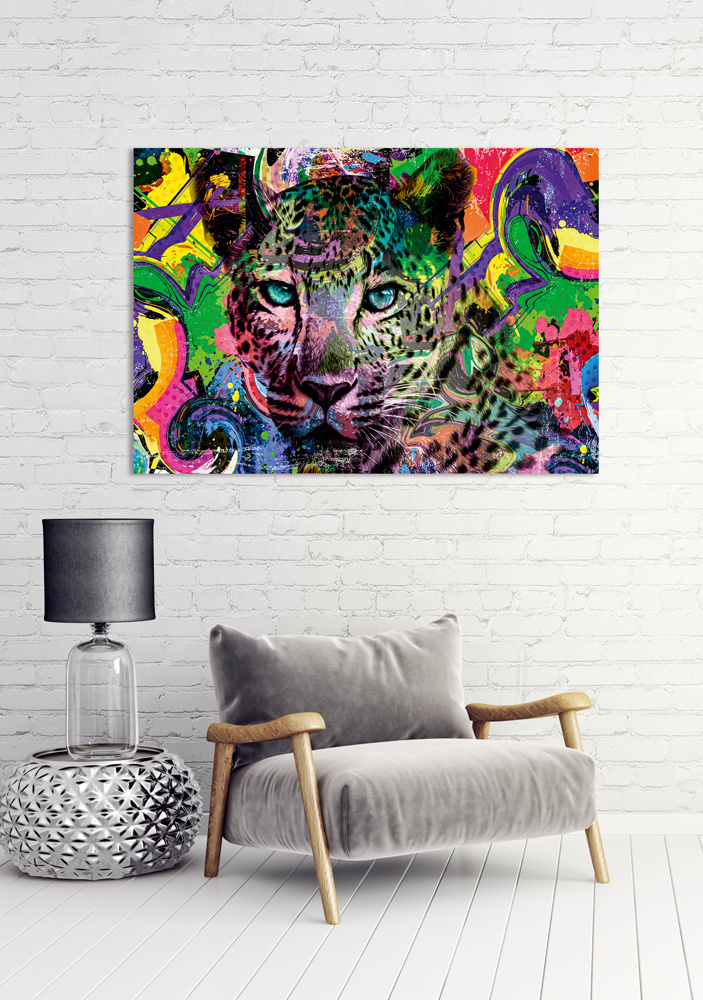 Akustikbild POP ART LEOPARD