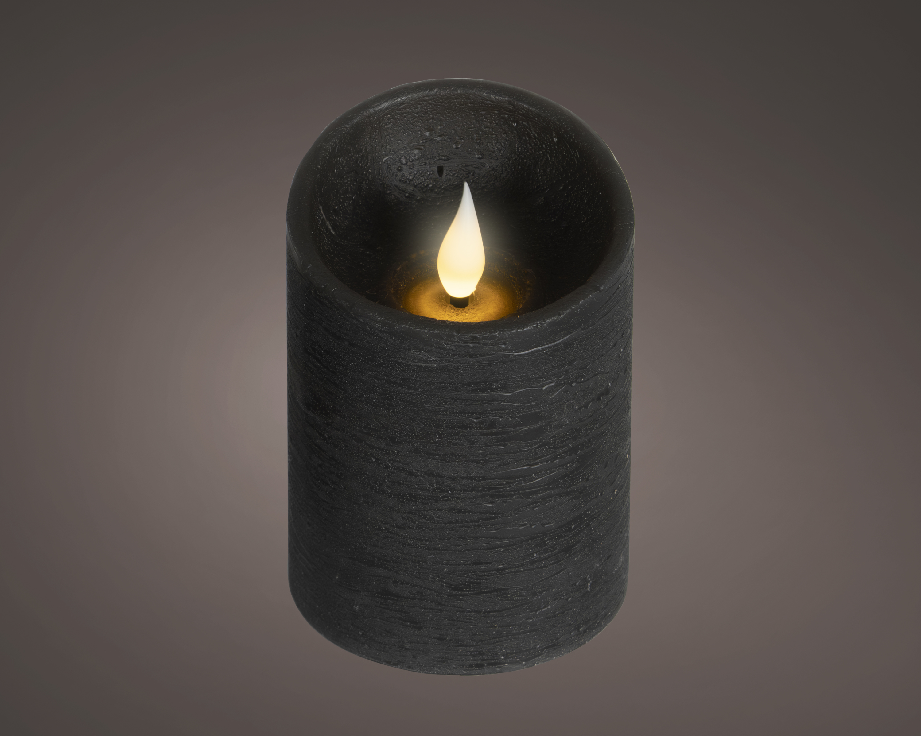 Kerze LED OSLO schwarz