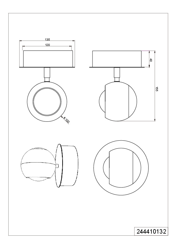 Wandleuchte Select ORBIT