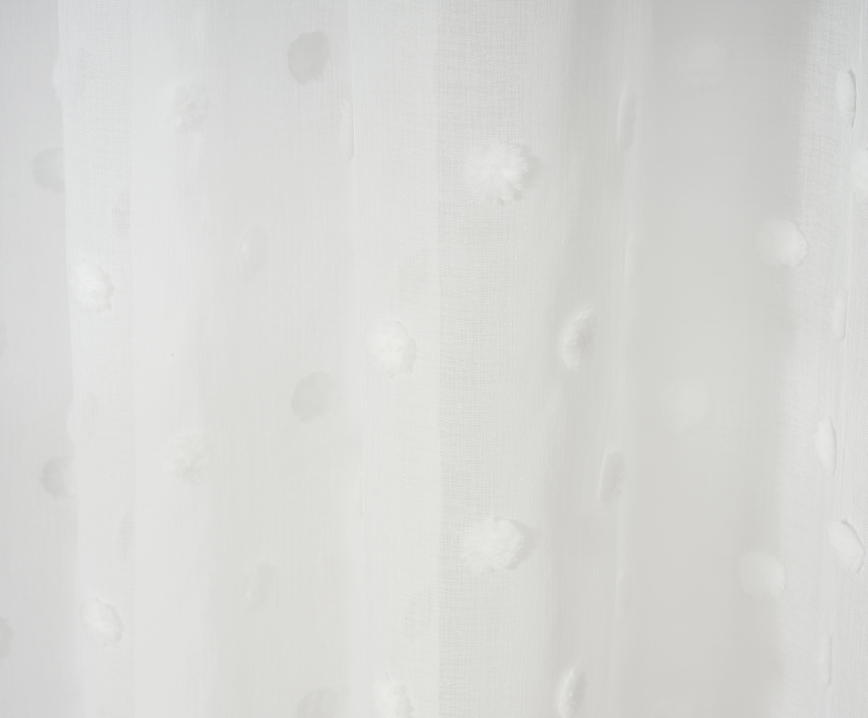Schlaufenschal DOTS weiß