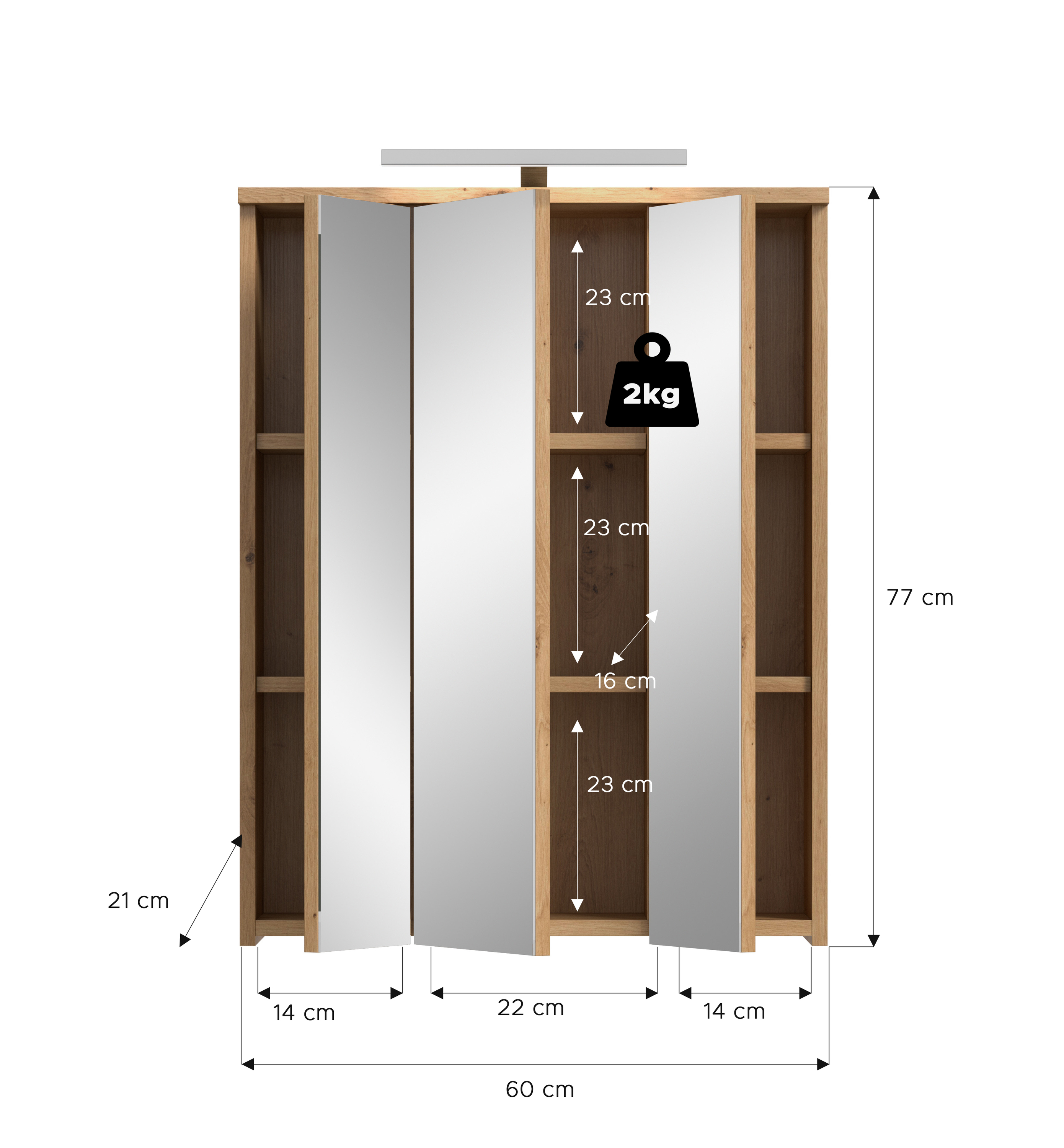 Spiegelschrank BLAKE