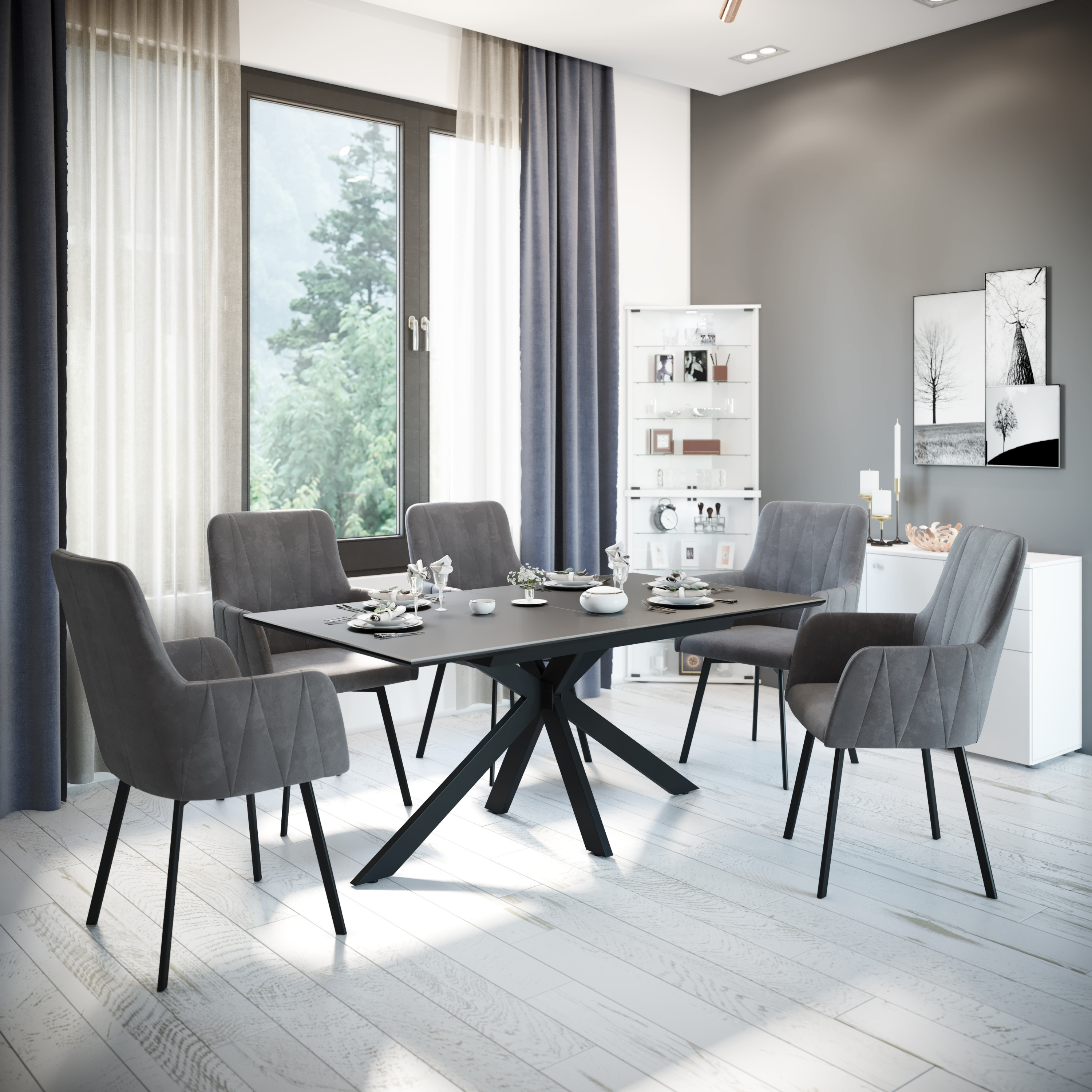 Polsterstuhl GESA 2er Set