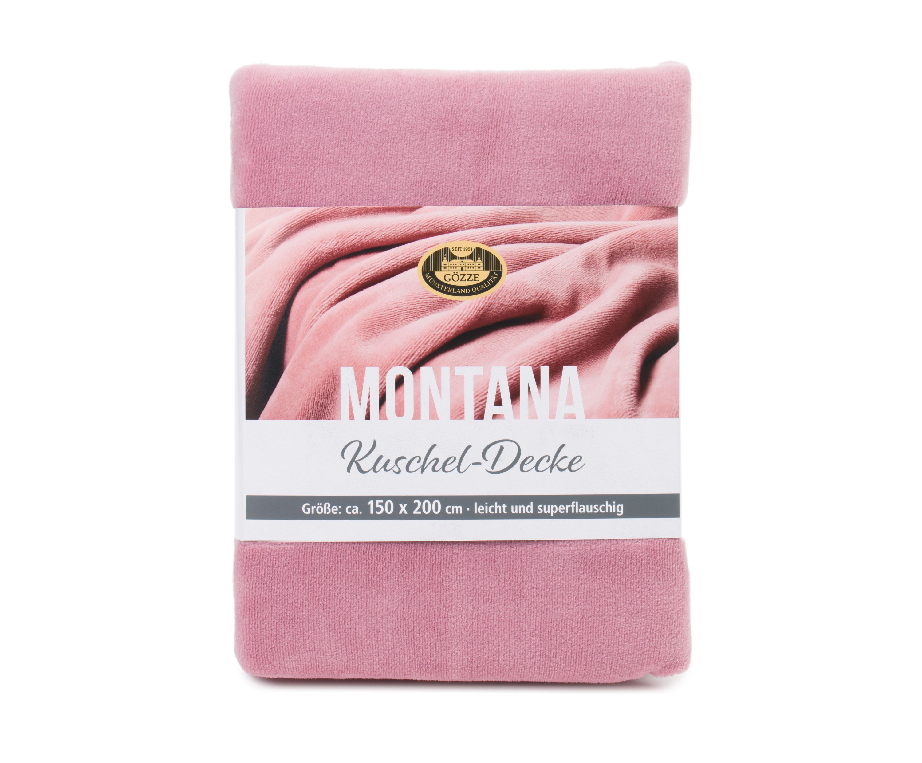 Decke MONTANA altrosa