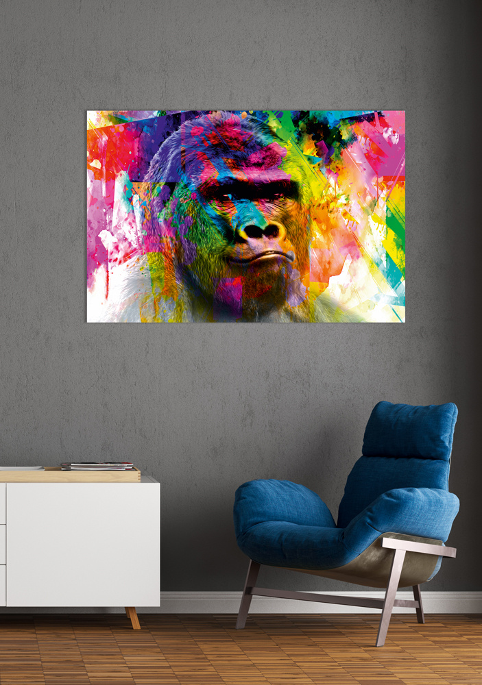 Akustikbild POP ART GORILLA