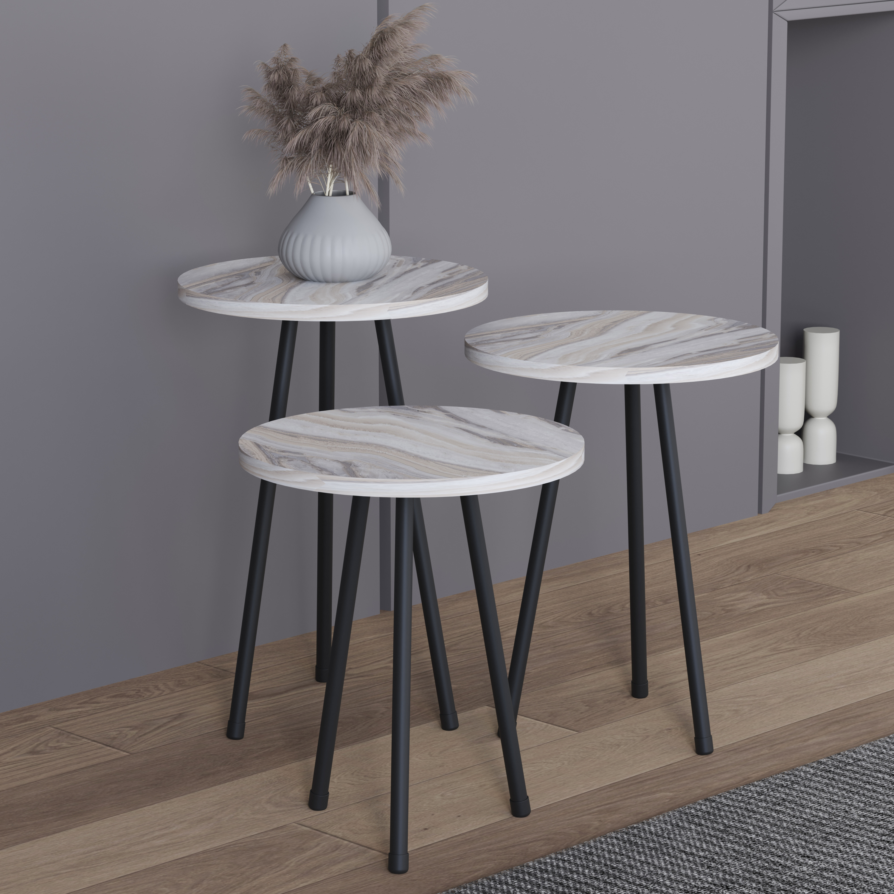 Beistelltisch 3er Set MIROLA