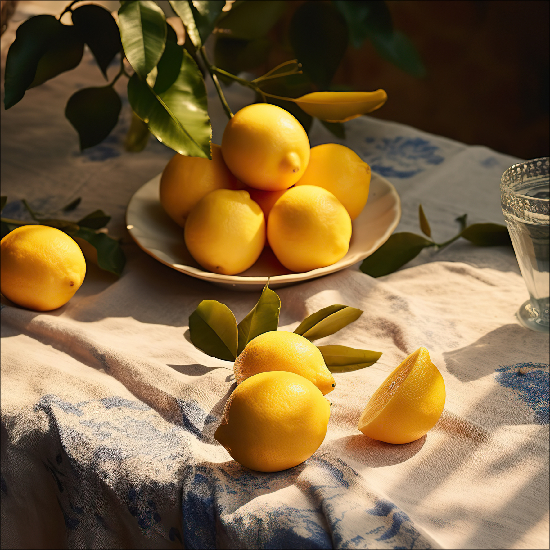 Glasbild LEMONS IV