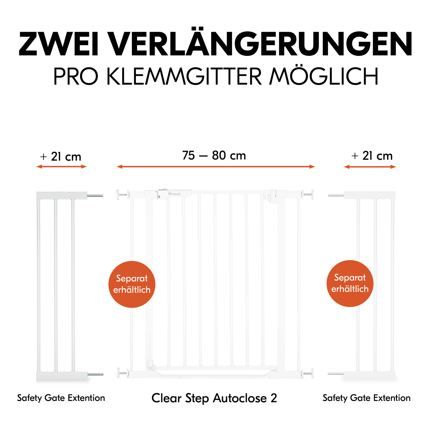 Türgitterverlängerung hauck 21cm