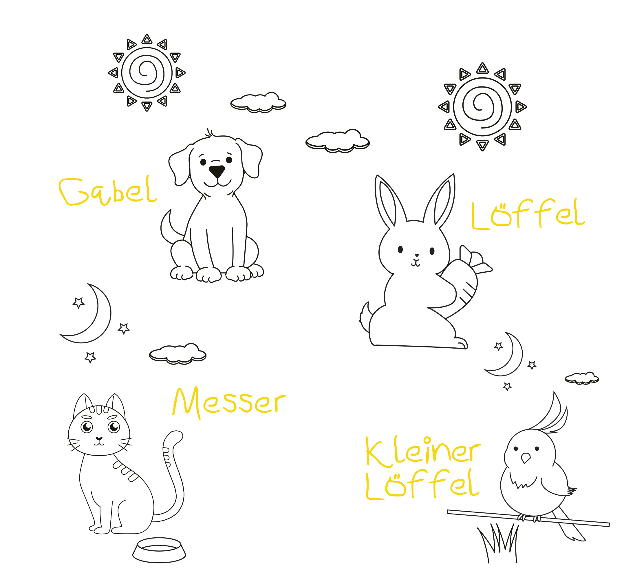 Kinderbesteck cilio LITTLE FRIENDS