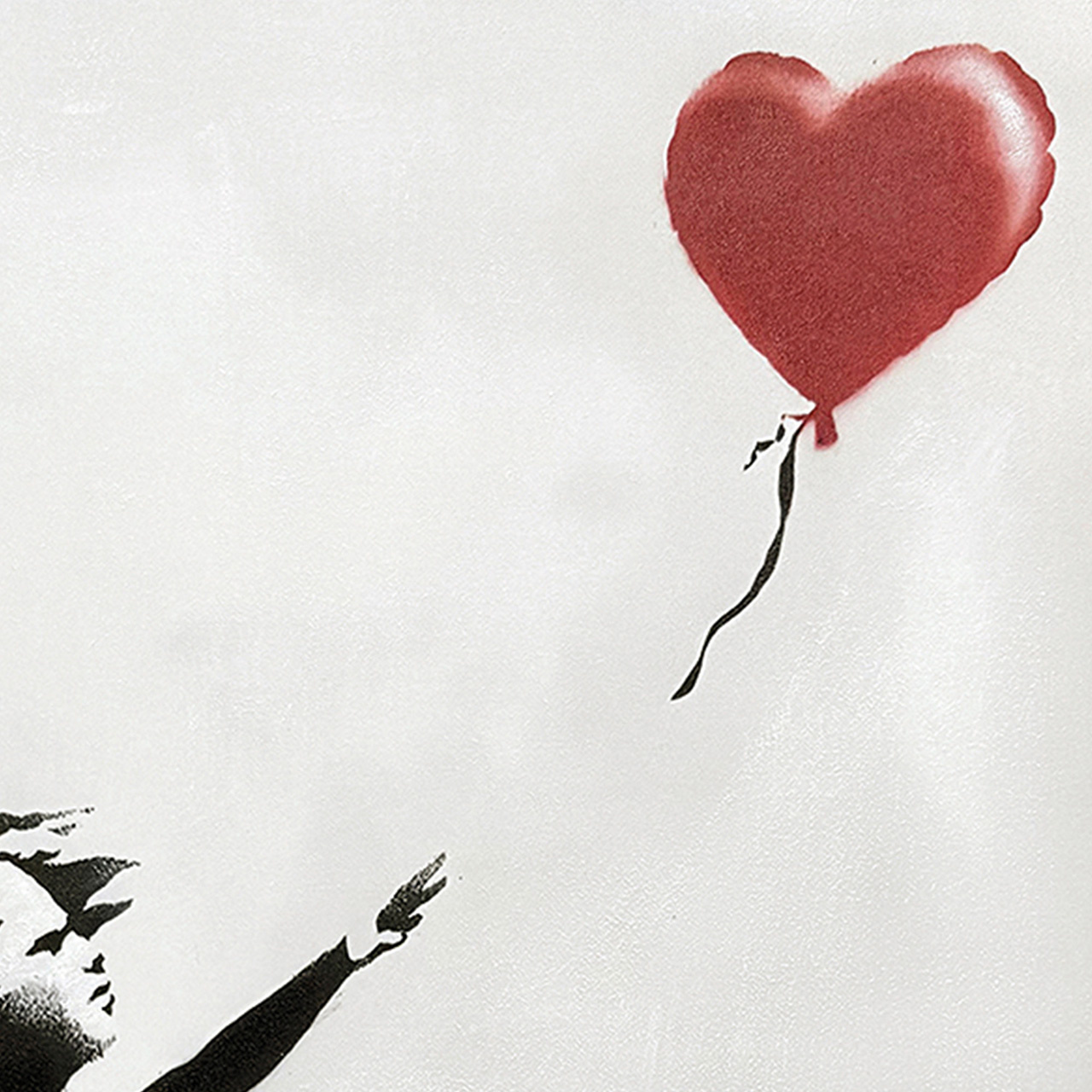 Gemälde LOVE BALLOON GIRL