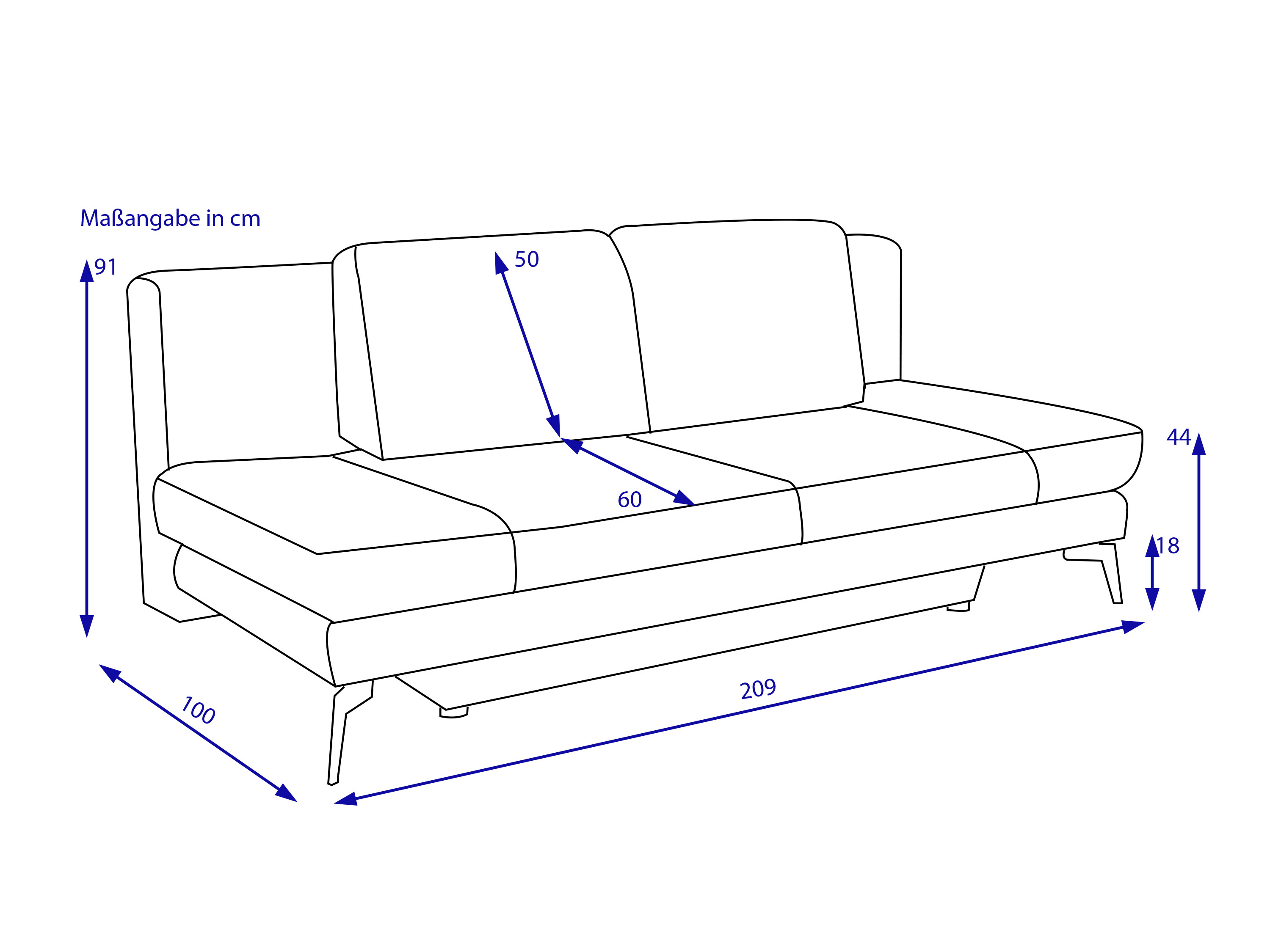Schlafsofa Elastoform RABAN